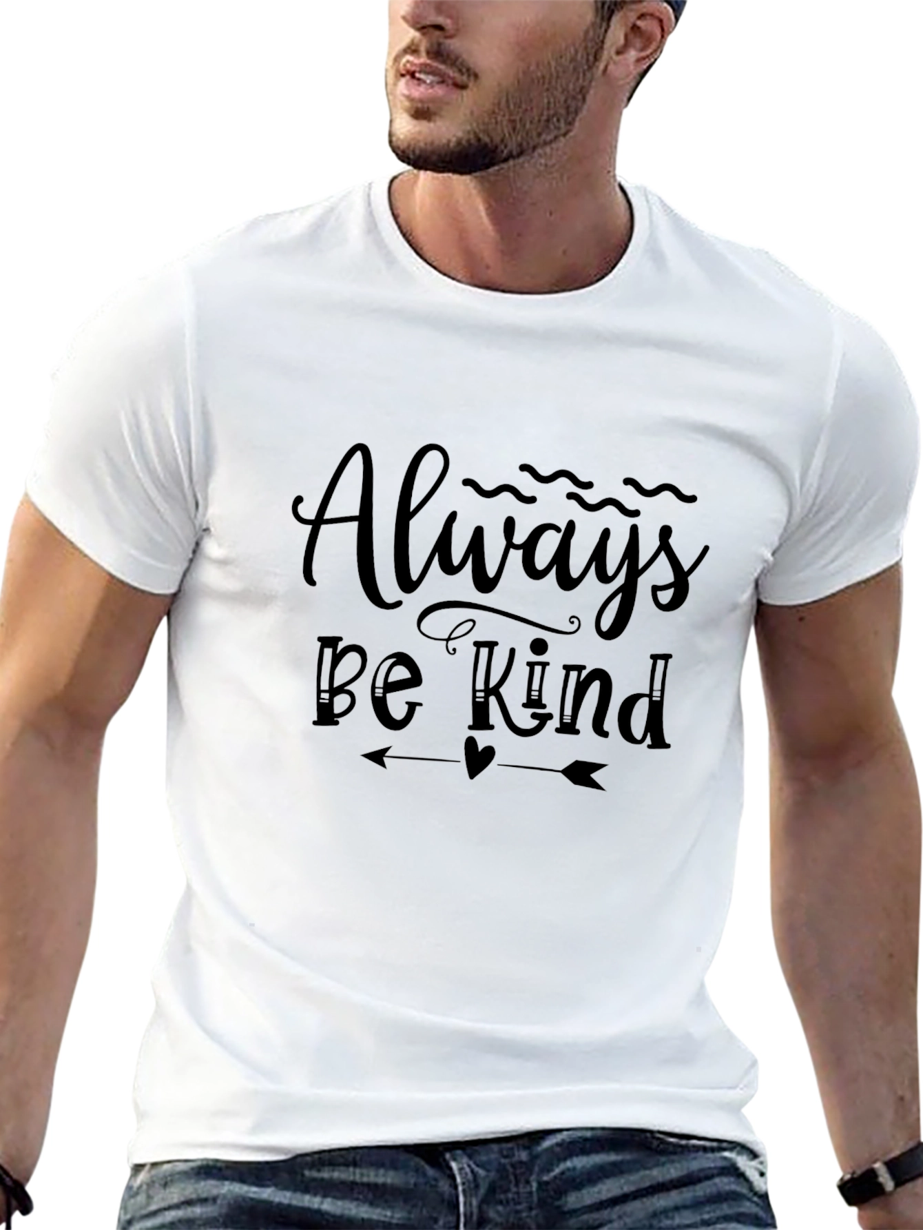 Always Be Kind Black Graphic Tee