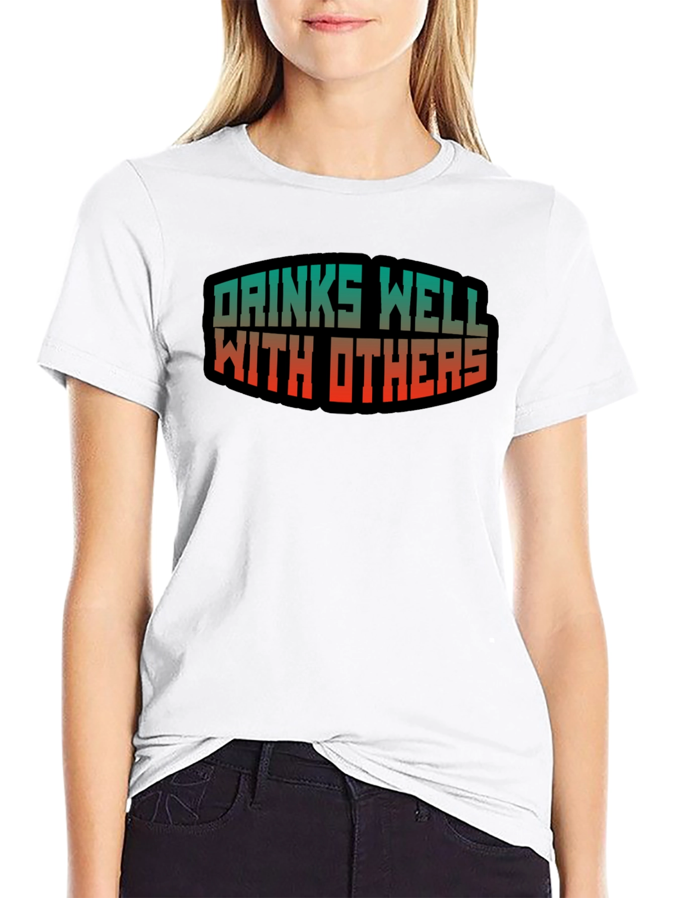 Drinks Well With Others Graphic Tee