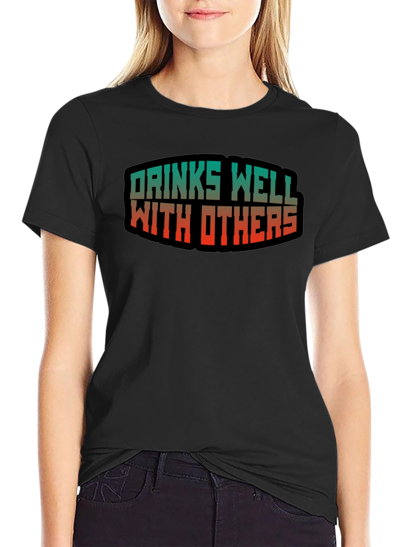 Drinks Well With Others Graphic Tee