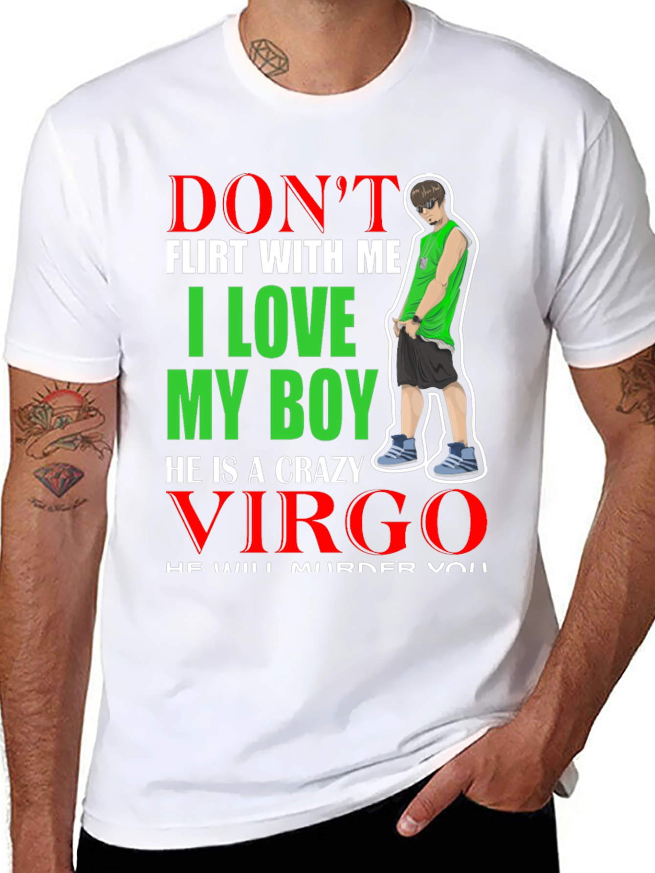 Dont Flirt With Me Virgo T-Shirt