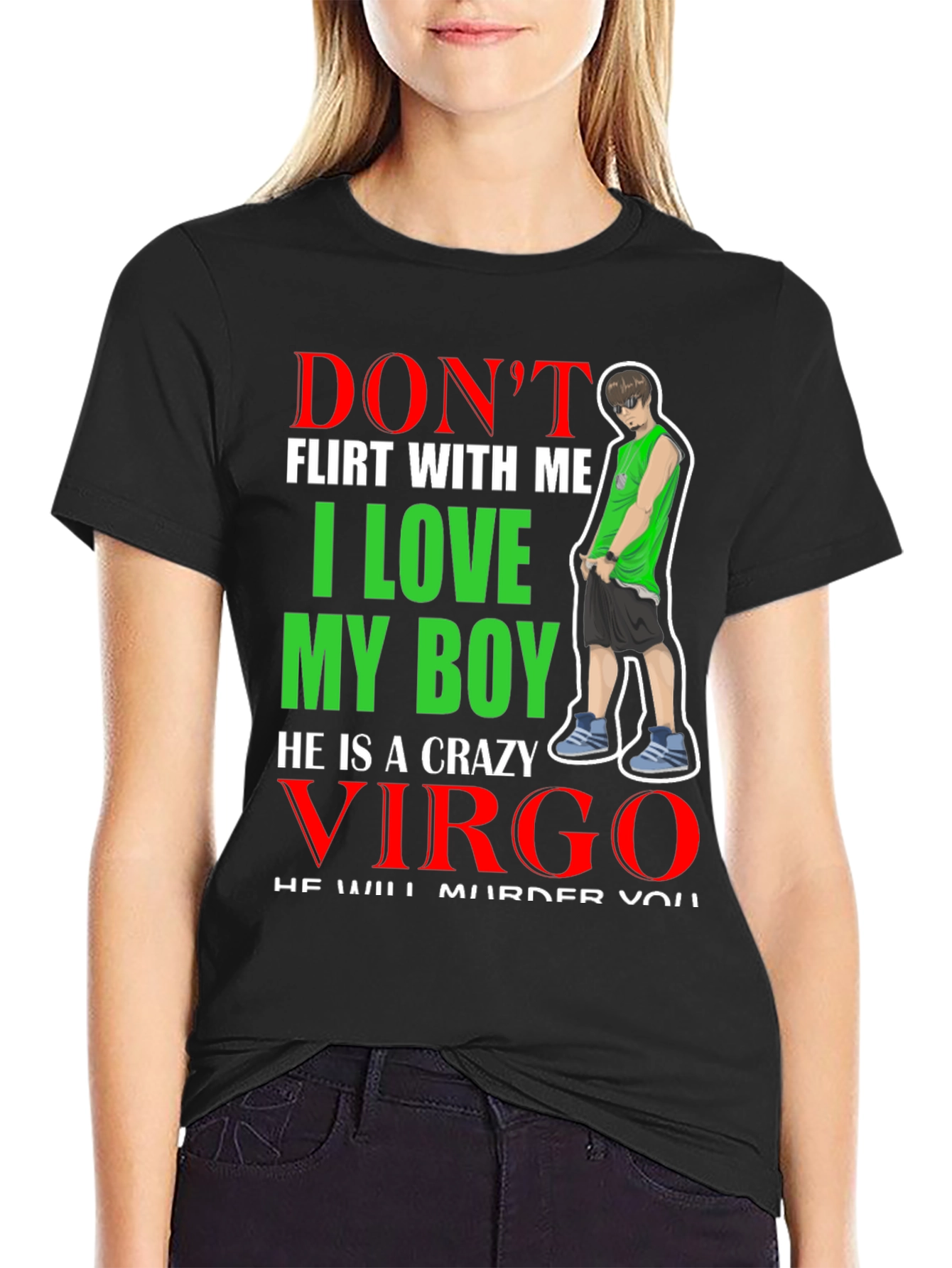 Dont Flirt With Me Virgo T-Shirt