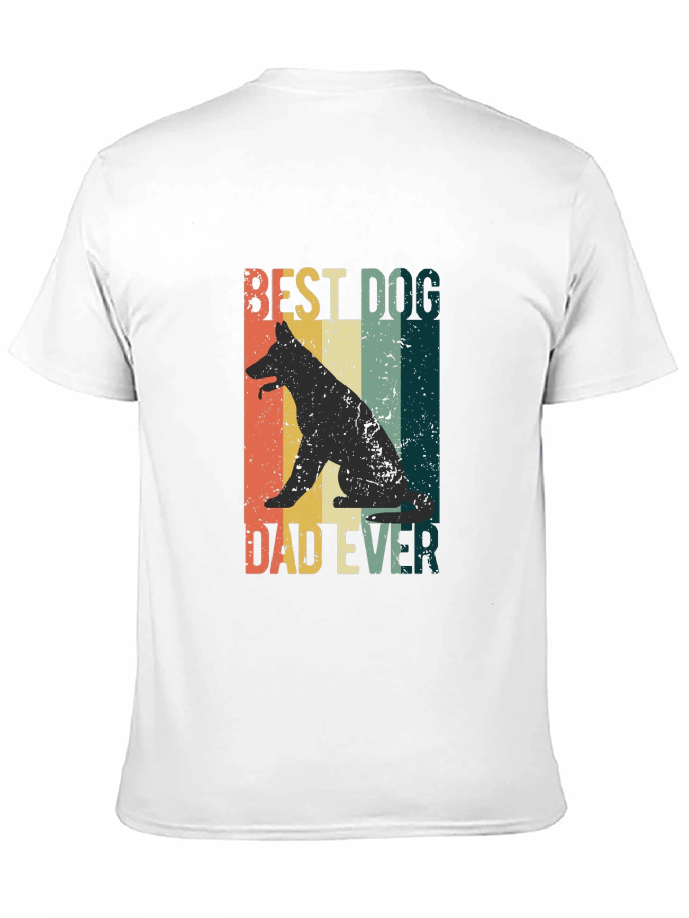 Best Dog Dad Ever Graphic Tee - Black