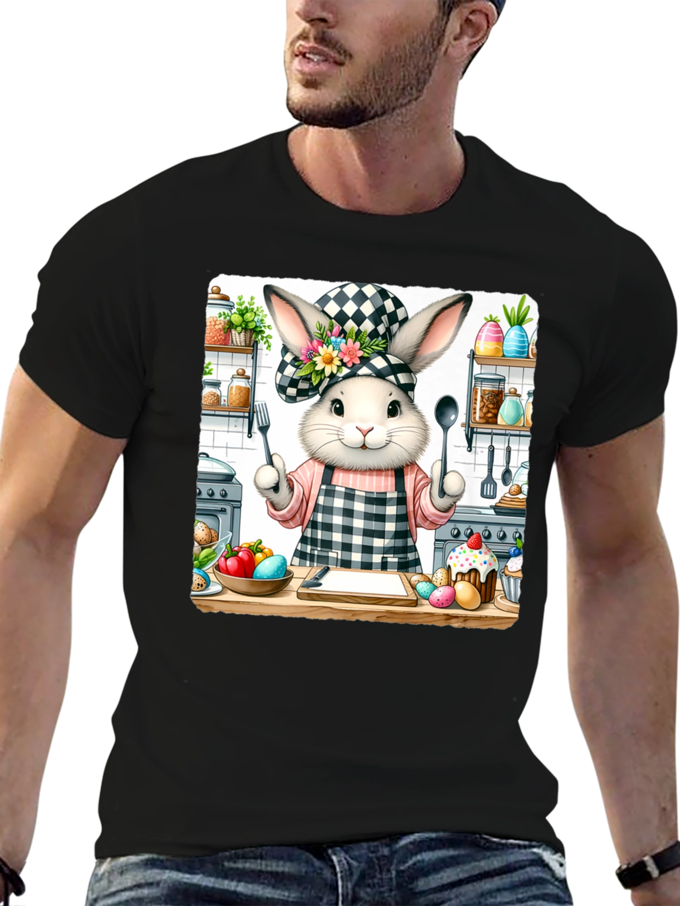 Chef Bunny Easter T-Shirt
