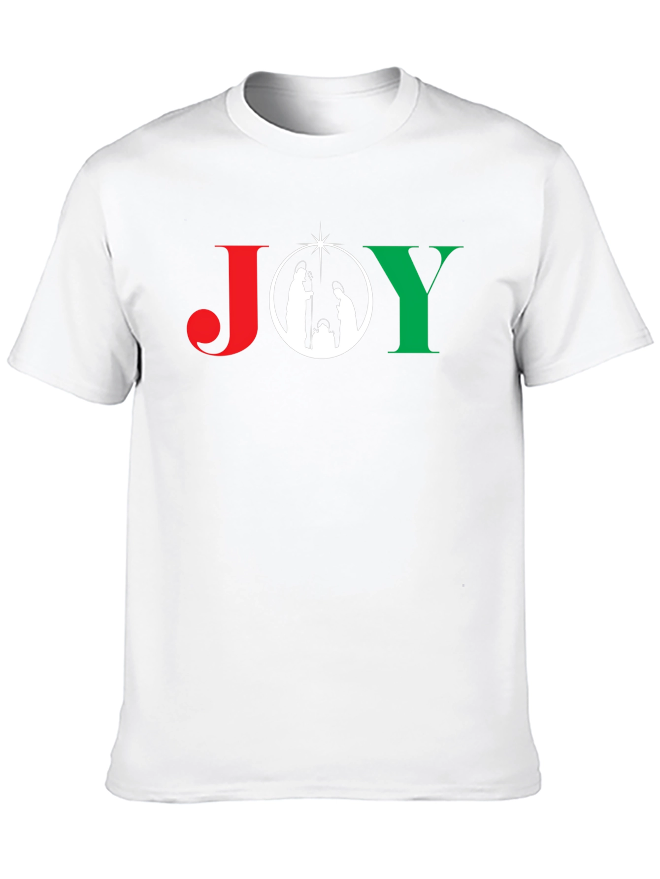 JOY Nativity T-Shirt - Christmas Holiday Tee