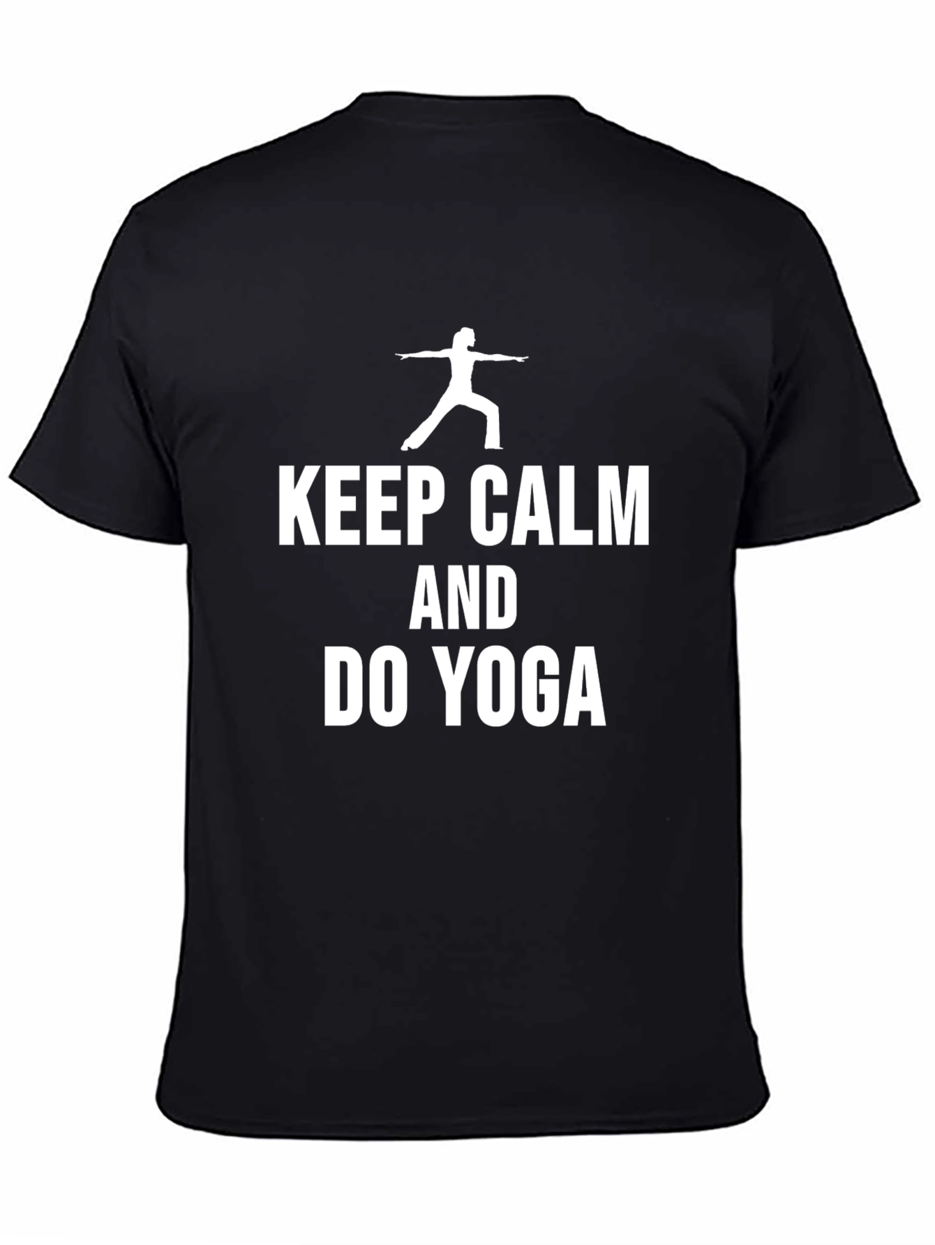 Keep Calm and Do Yoga Graphic Tee Shirt