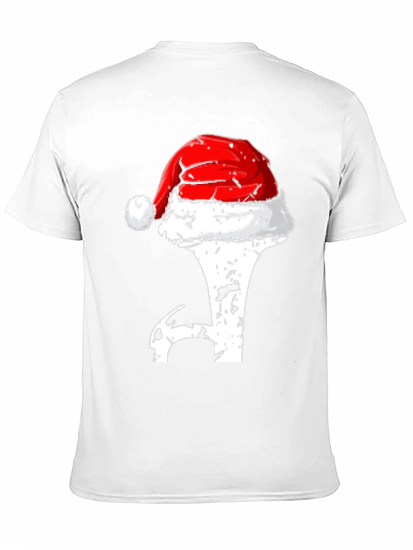 Holiday Golf T-Shirt - Santa Hat Novelty Tee