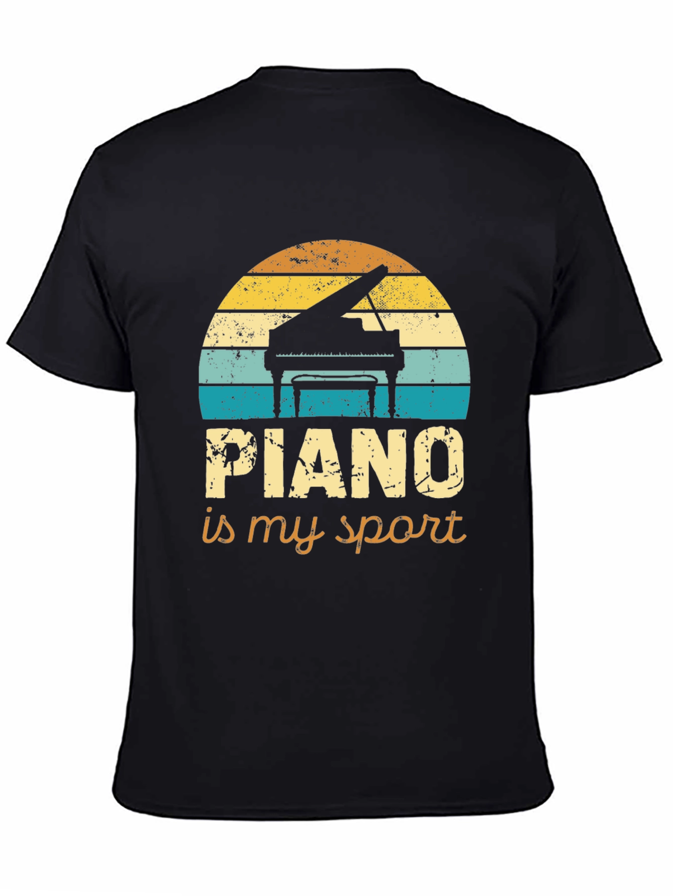 Piano Is My Sport Graphic Tee