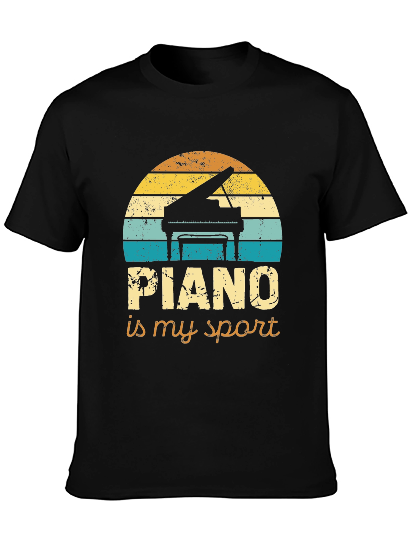 Piano Is My Sport Graphic Tee
