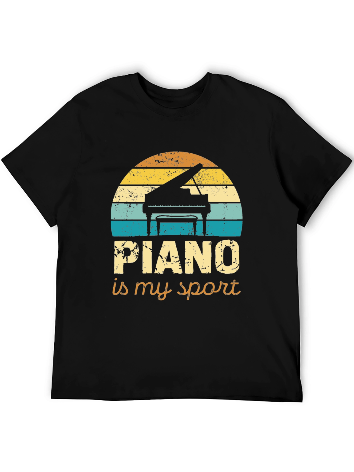 Piano Is My Sport Graphic Tee