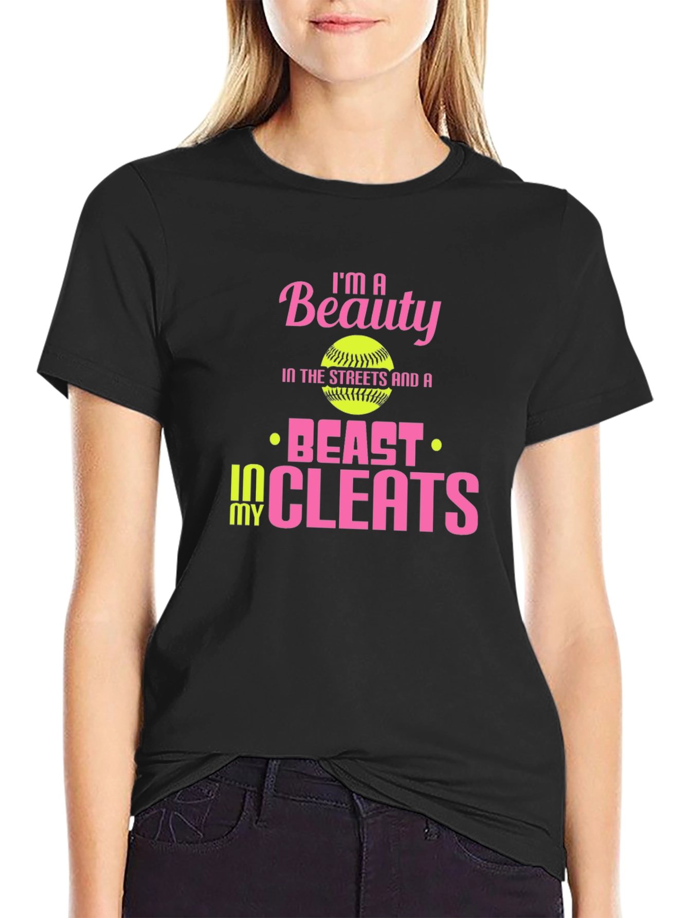 Beauty and Beast Softball T-Shirt
