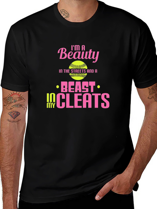 Beauty and Beast Softball T-Shirt
