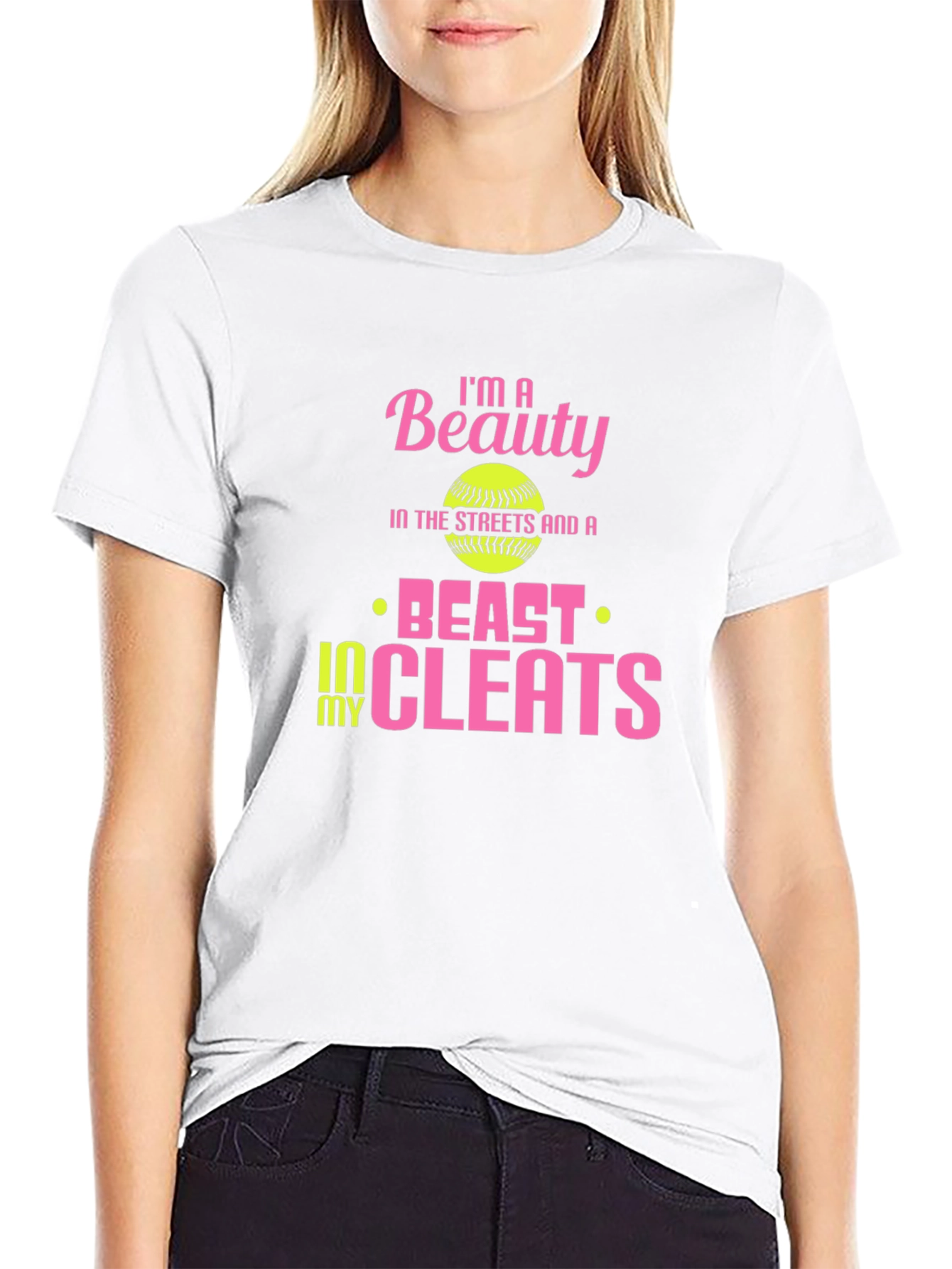 Beauty and Beast Softball T-Shirt