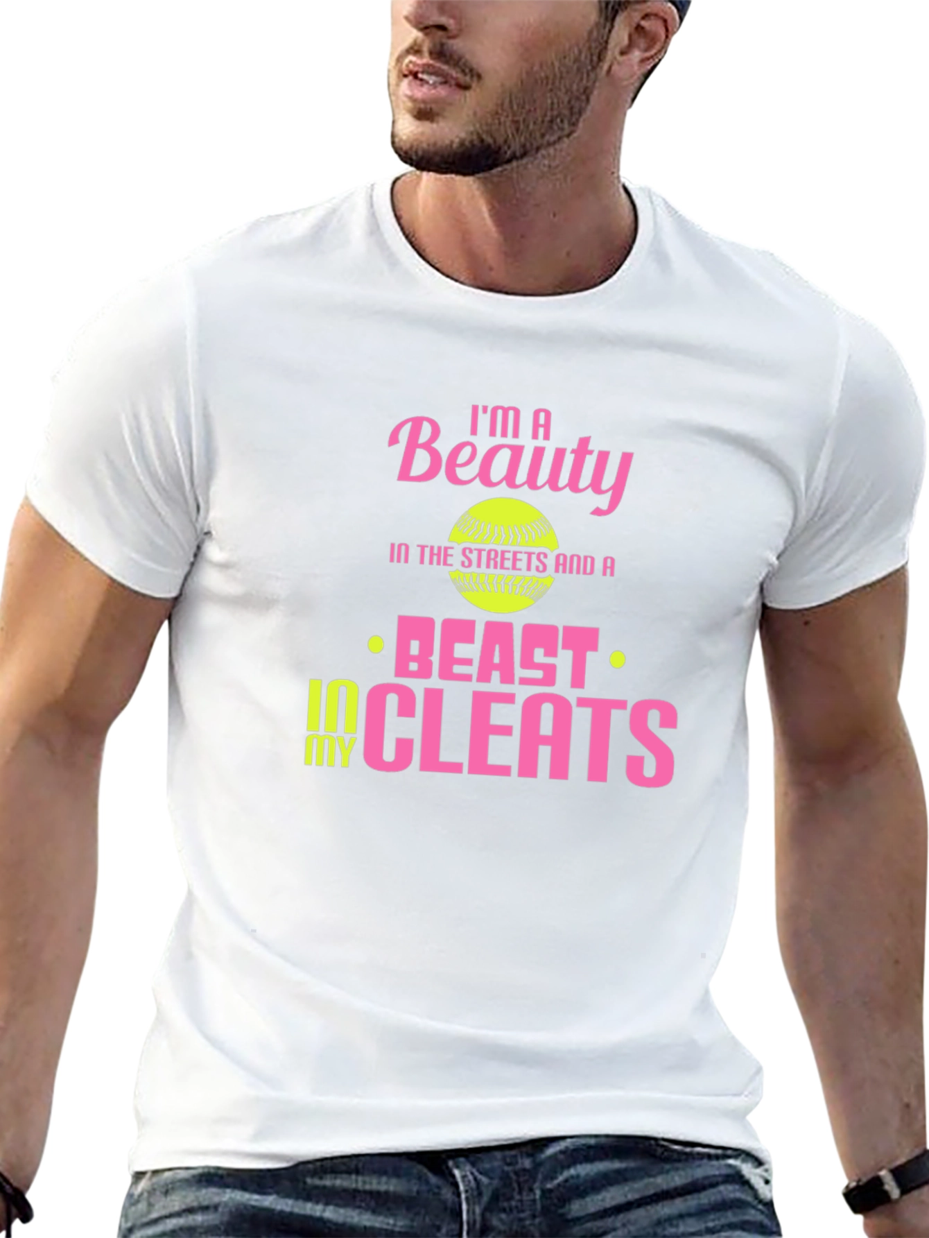Beauty and Beast Softball T-Shirt