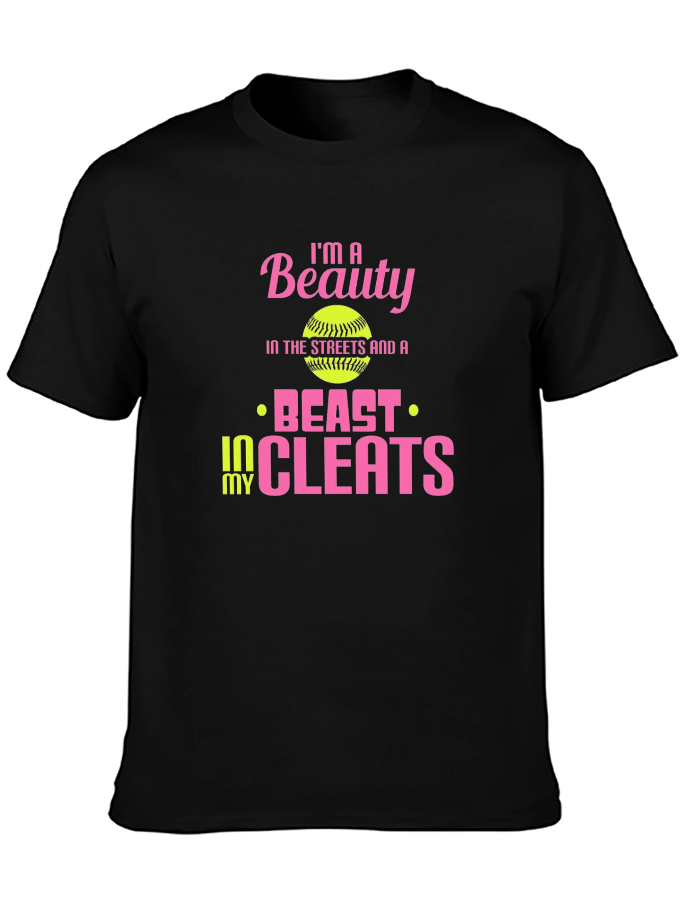 Beauty and Beast Softball T-Shirt