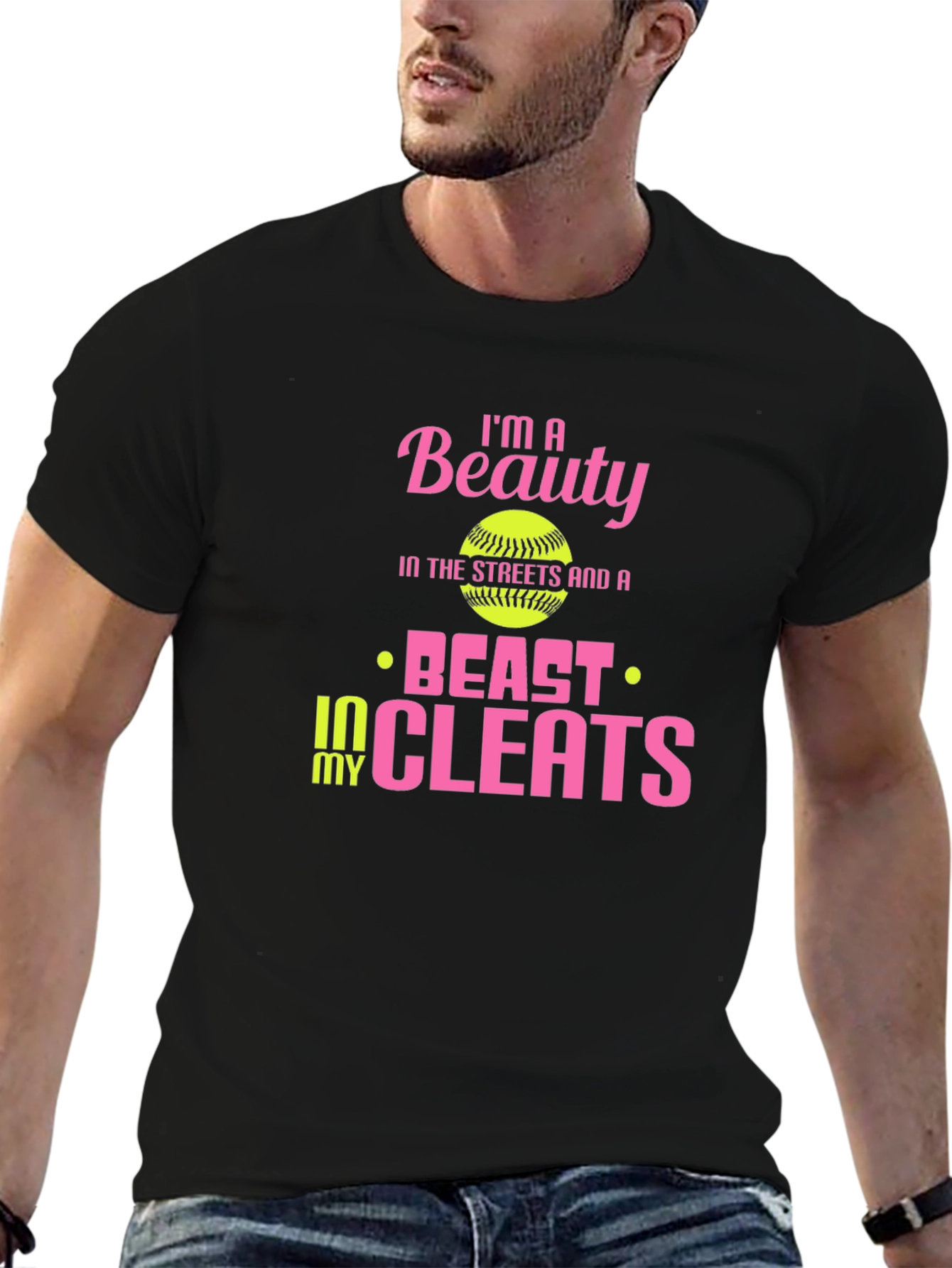 Beauty and Beast Softball T-Shirt