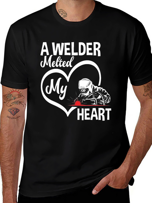 Welder Heart T-Shirt - Love Welding Apparel