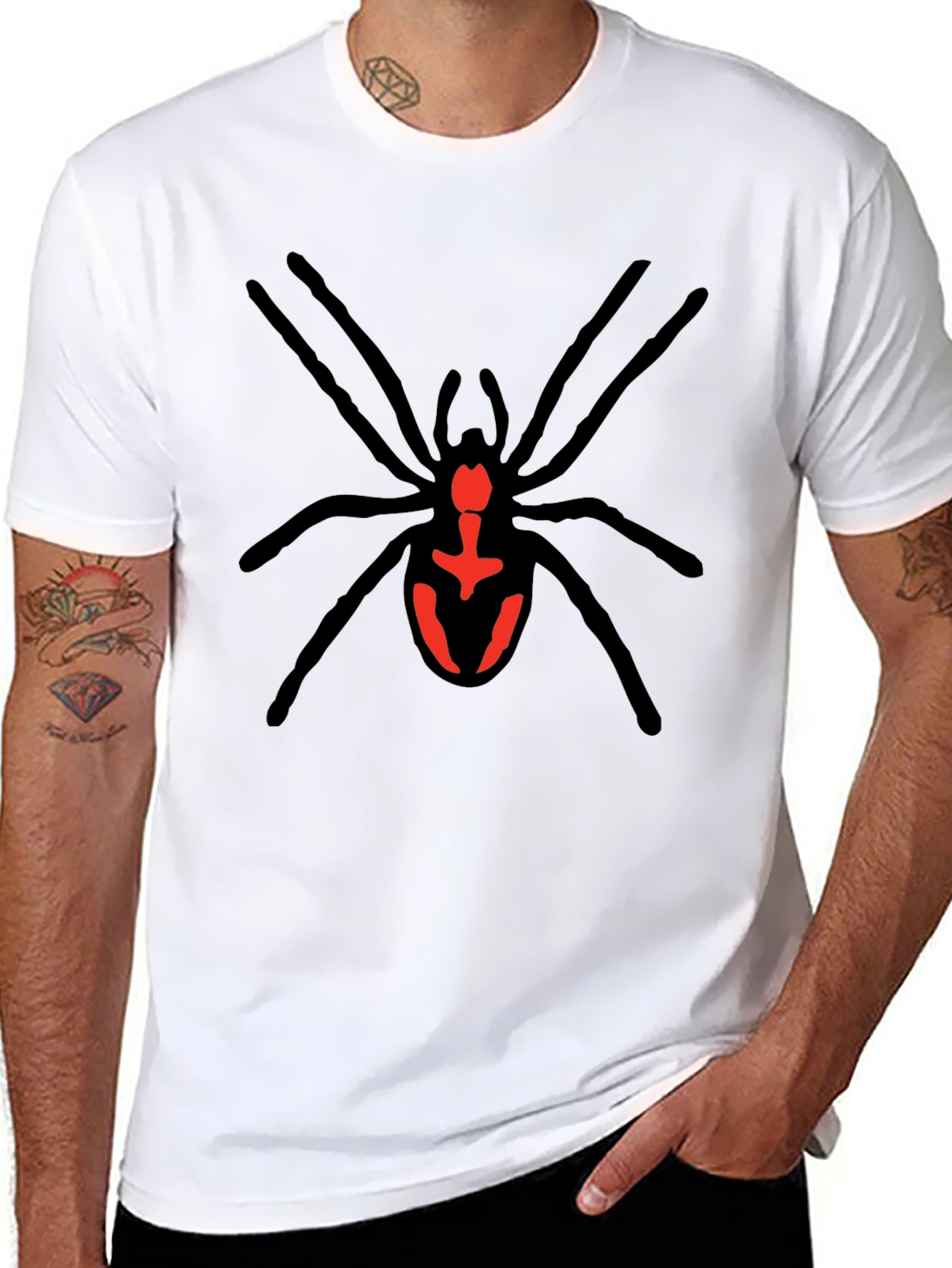 Black Spider Graphic Tee
