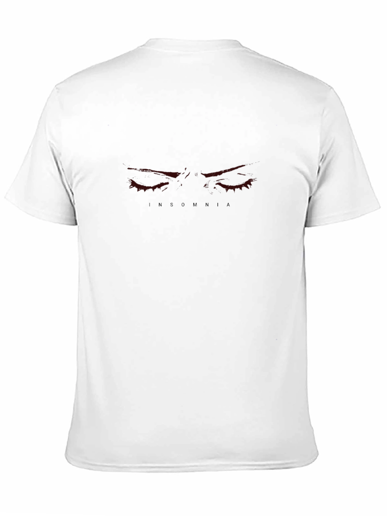 Insomnia Graphic Print Black T-Shirt