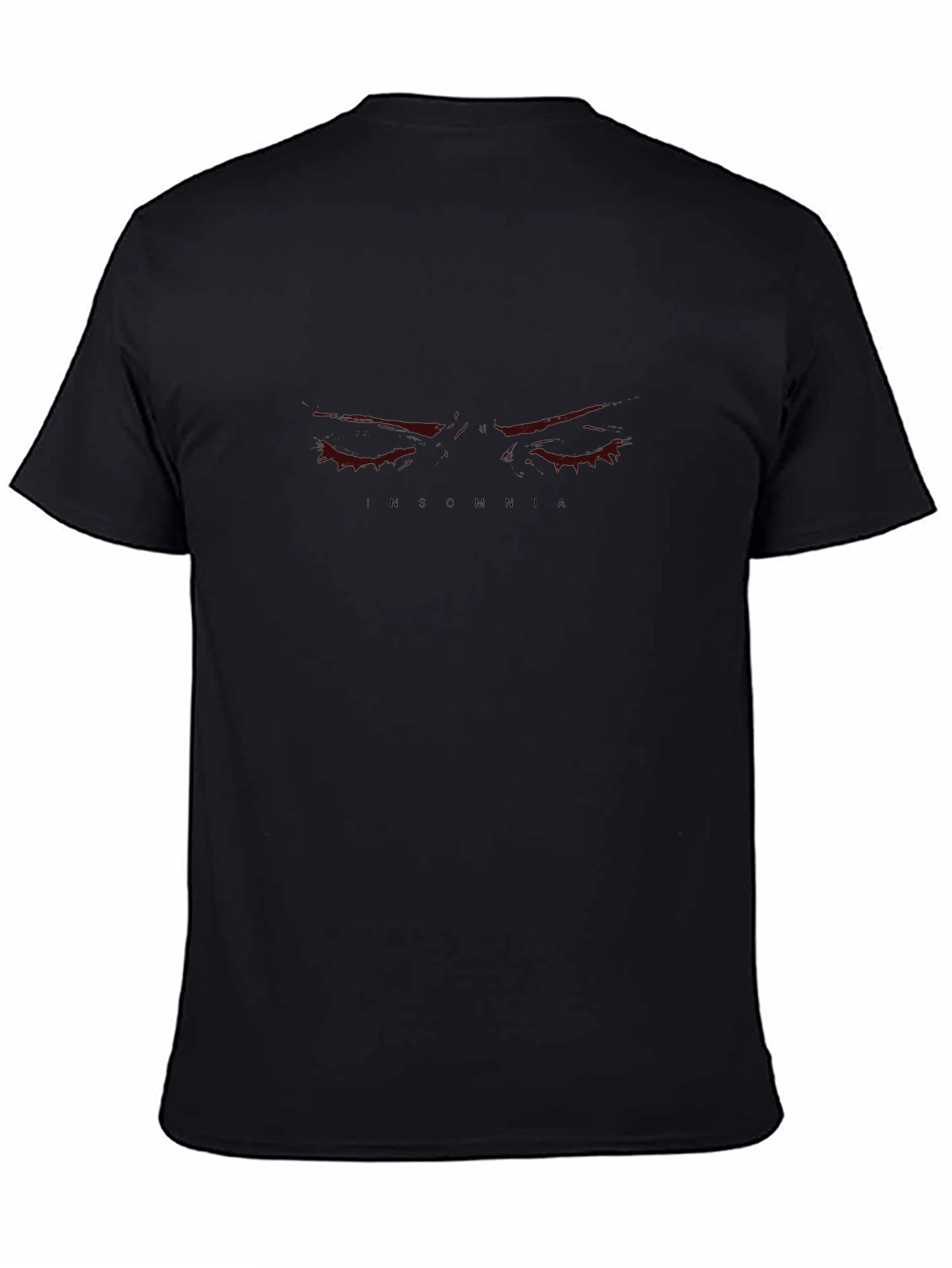 Insomnia Graphic Print Black T-Shirt