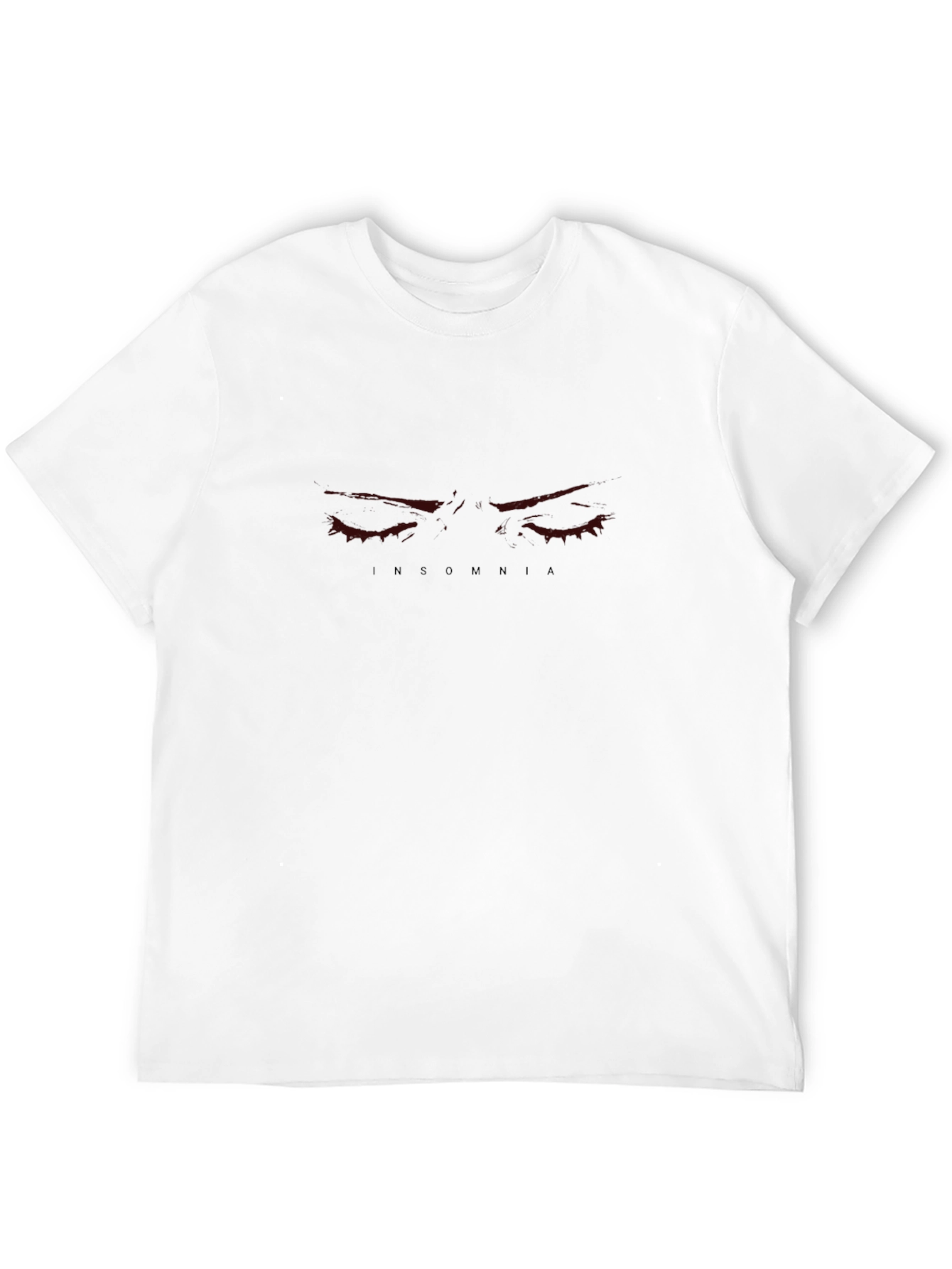 Insomnia Graphic Print Black T-Shirt