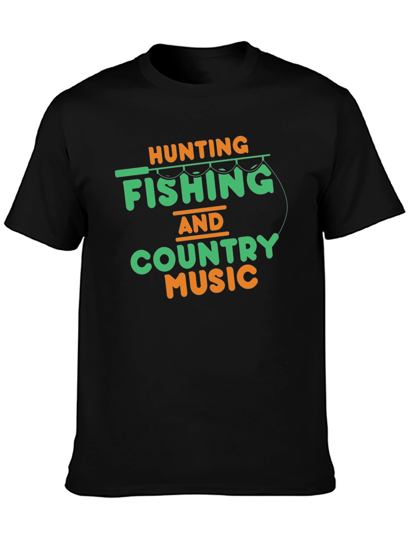 Hunting Fishing & Country Music T-Shirt