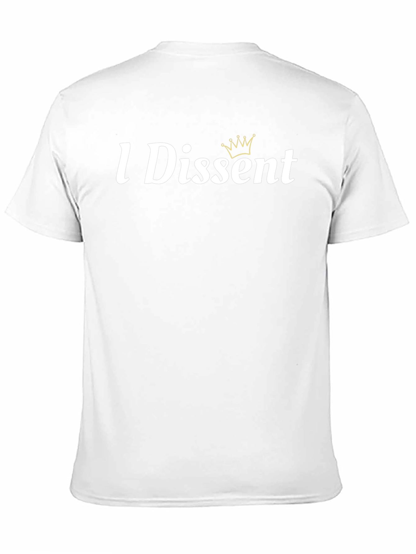 I Dissent Crown Graphic Tee - Stylish Protest Shirt