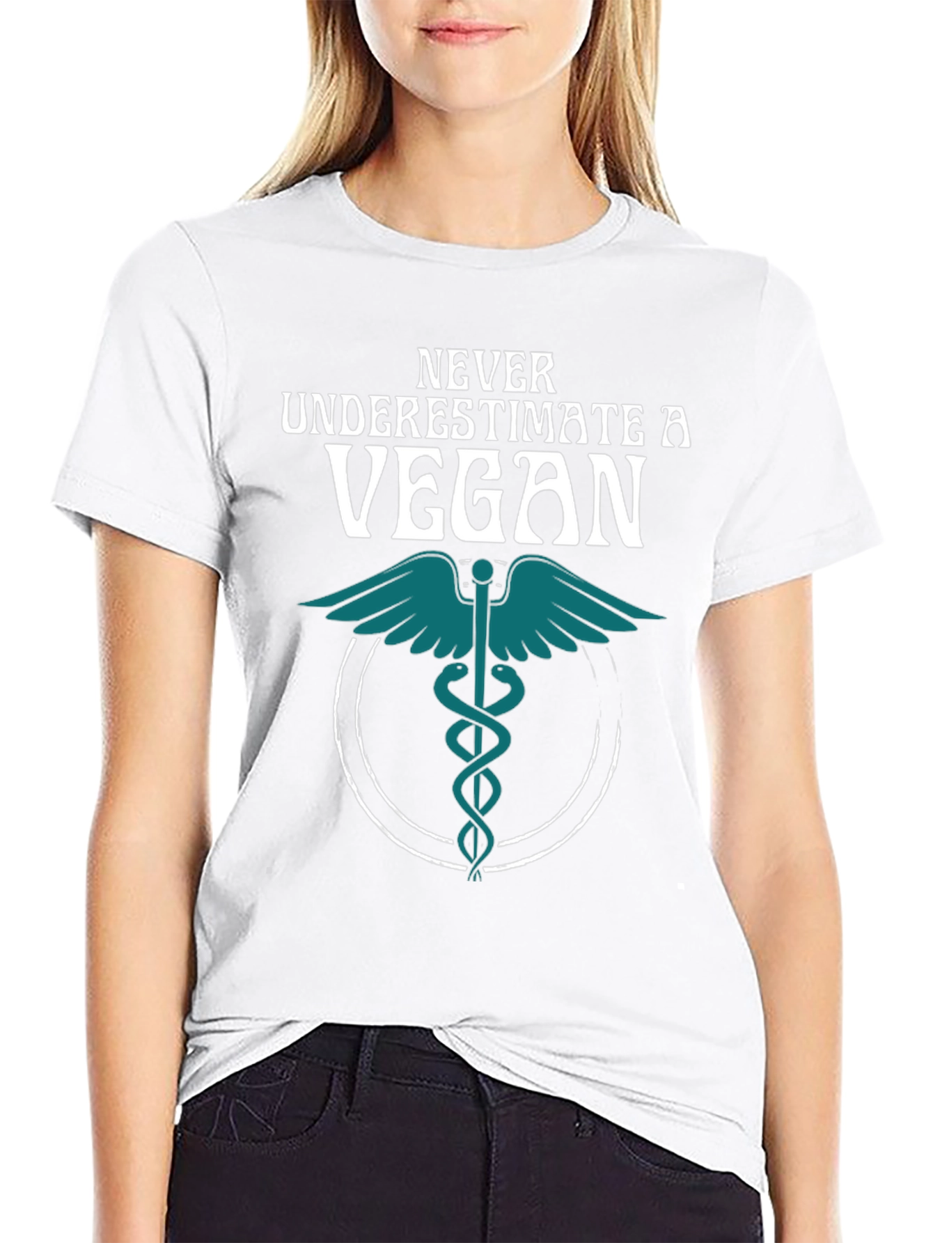 Never Underestimate a Vegan T-Shirt