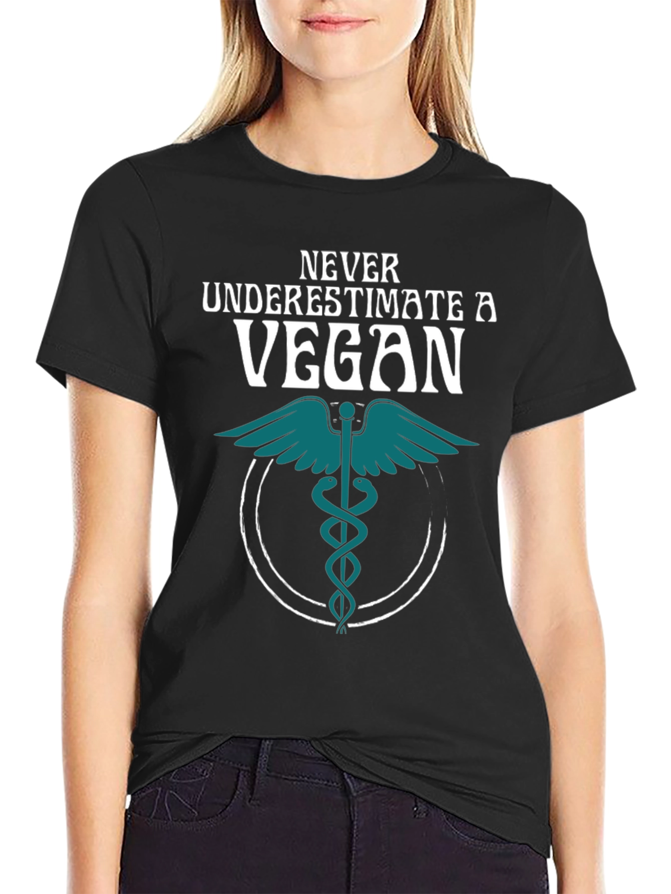 Never Underestimate a Vegan T-Shirt