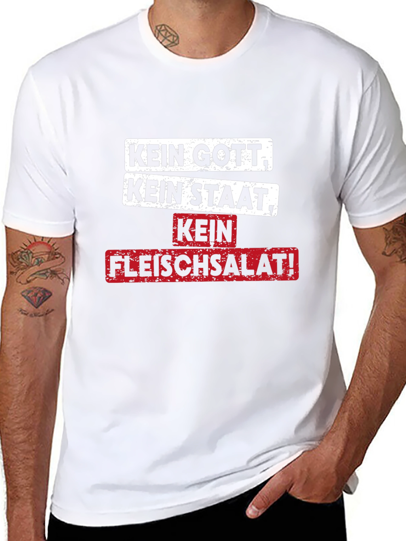 Kein Gott Kein Staat Kein Fleischsalat! T-Shirt