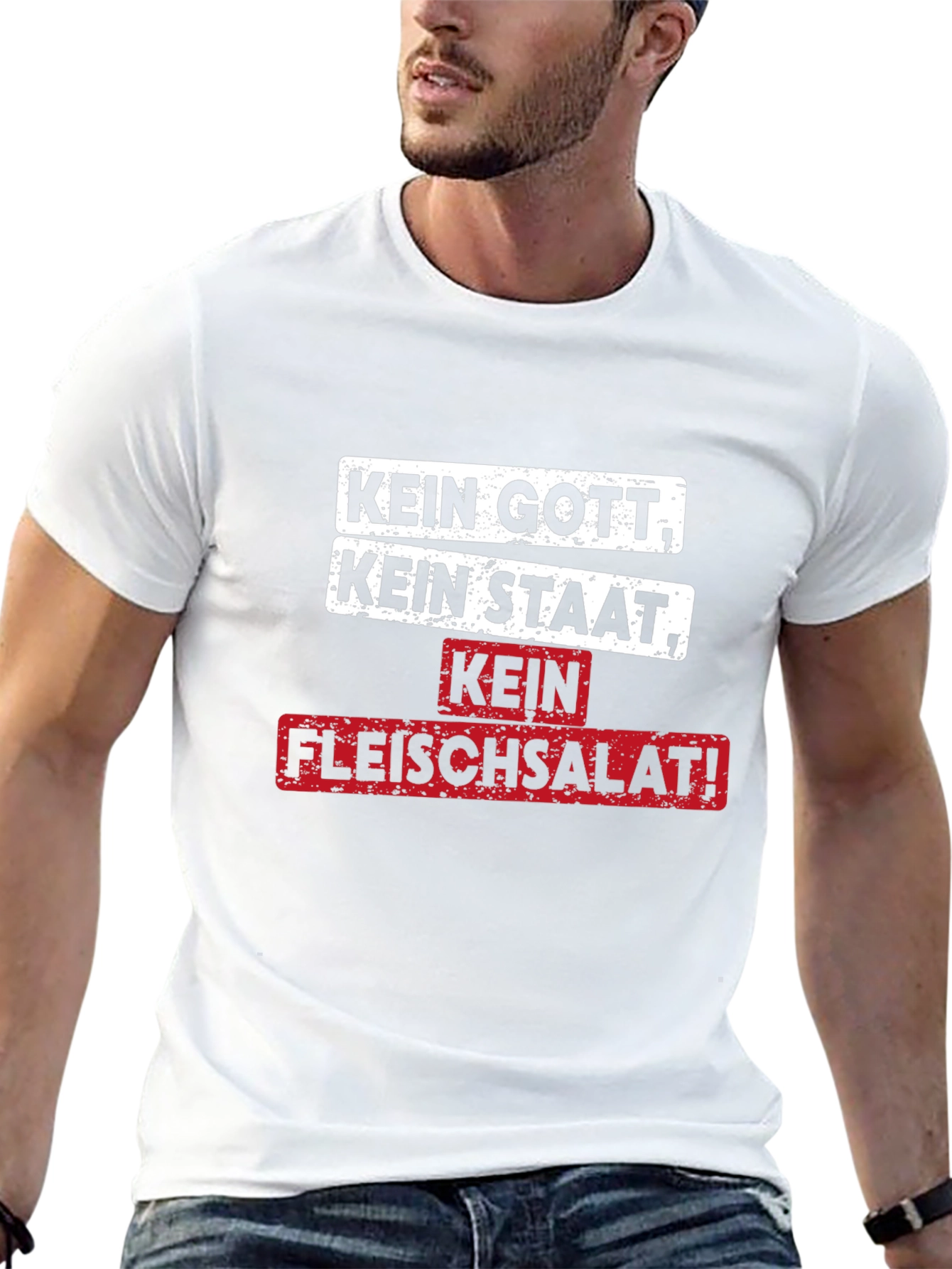 Kein Gott Kein Staat Kein Fleischsalat! T-Shirt