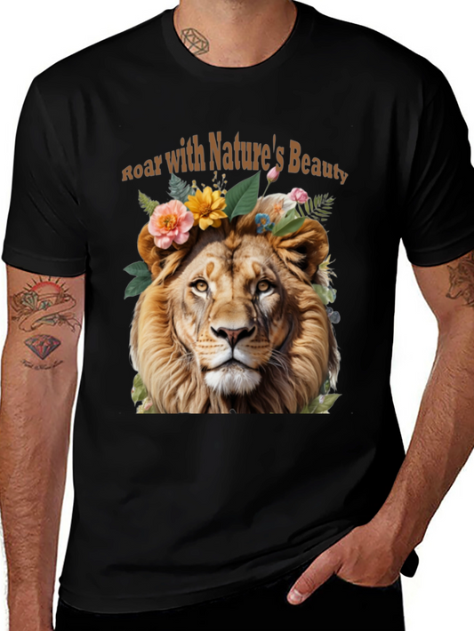 Natures Beauty Lion Graphic Tee