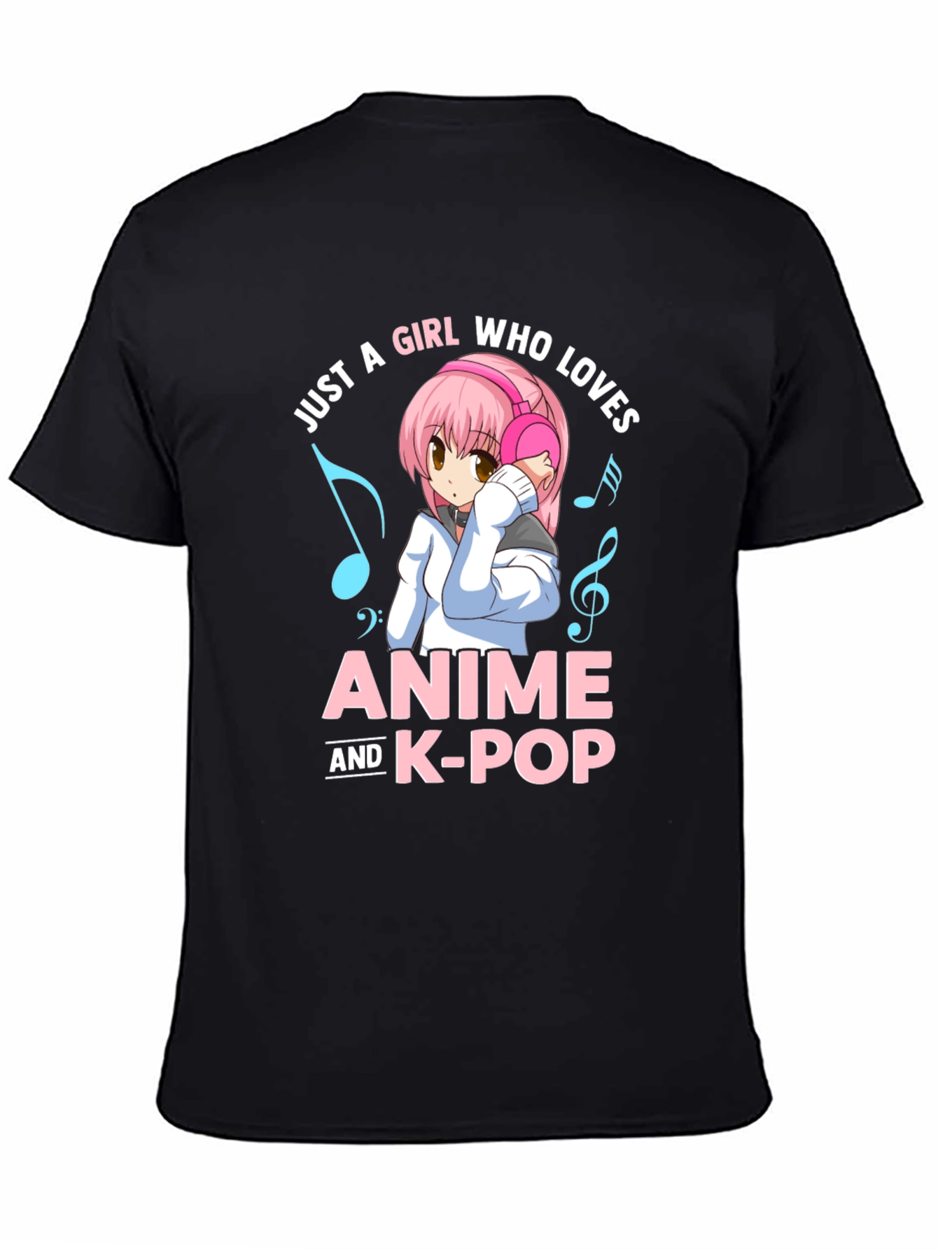 Anime & K-Pop Lover T-Shirt - Kawaii Girl Design