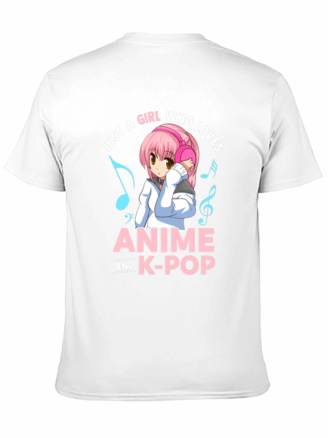 Anime & K-Pop Lover T-Shirt - Kawaii Girl Design