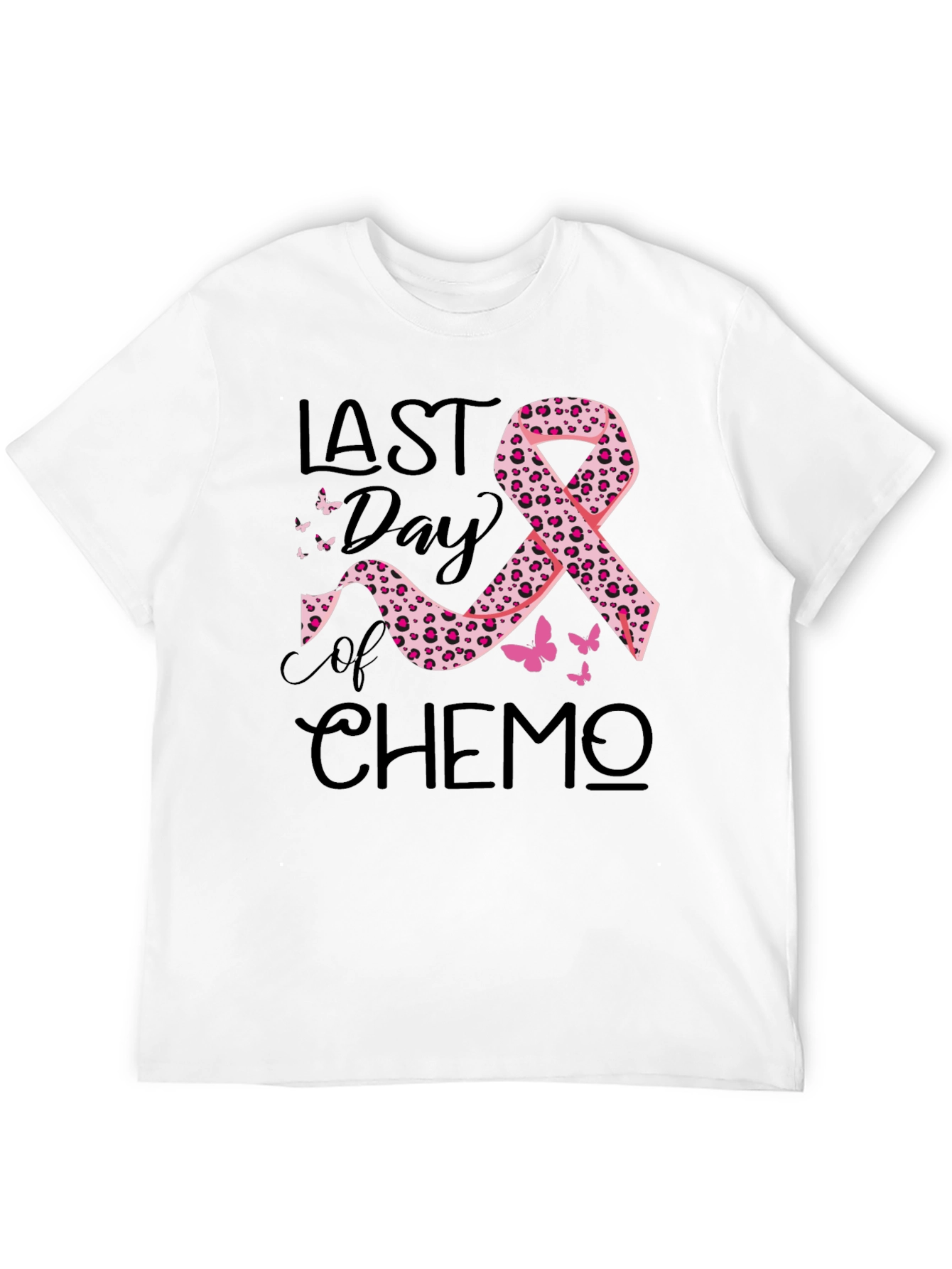 Last Day of Chemo Black T-Shirt