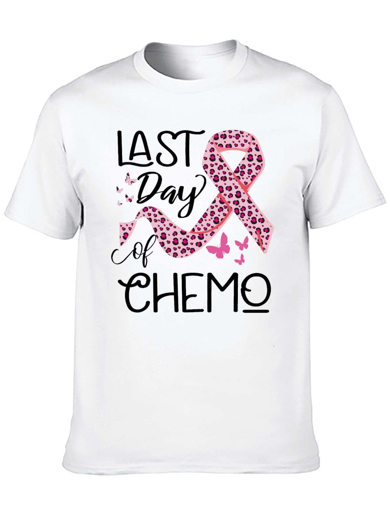 Last Day of Chemo Black T-Shirt