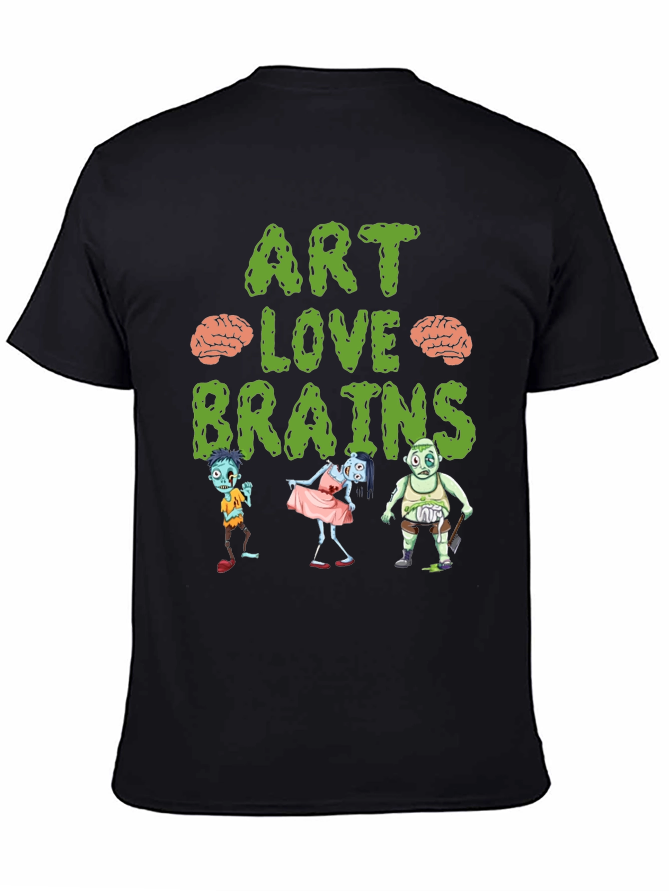 Art Love Brains Zombie T-Shirt