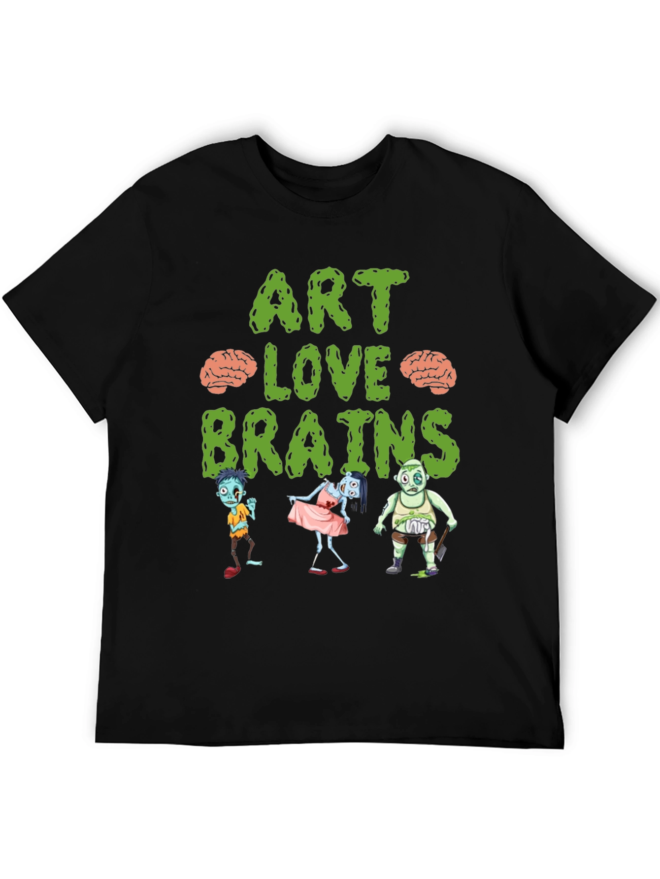 Art Love Brains Zombie T-Shirt