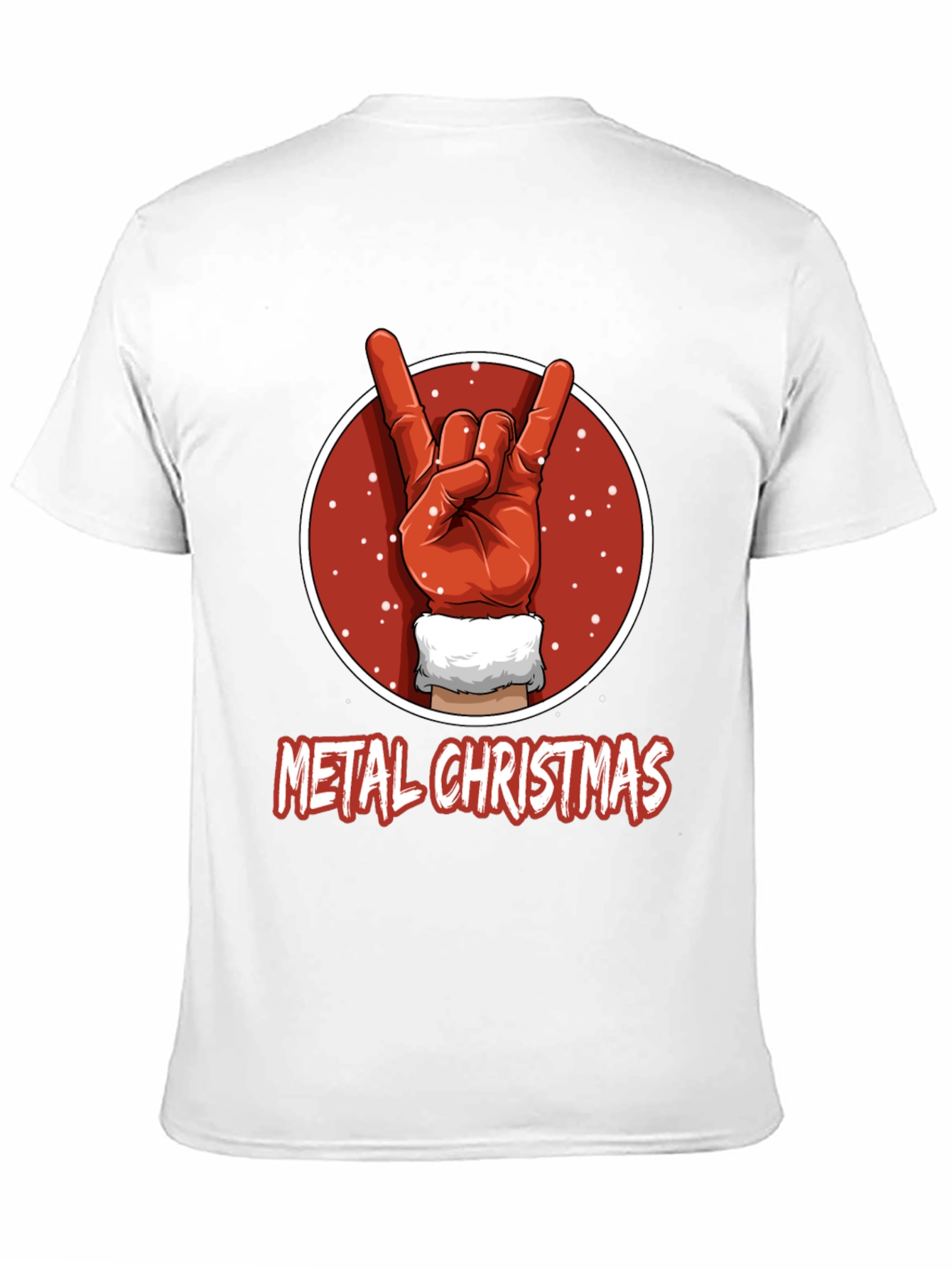 Metal Christmas T-Shirt - Rock On Santa!