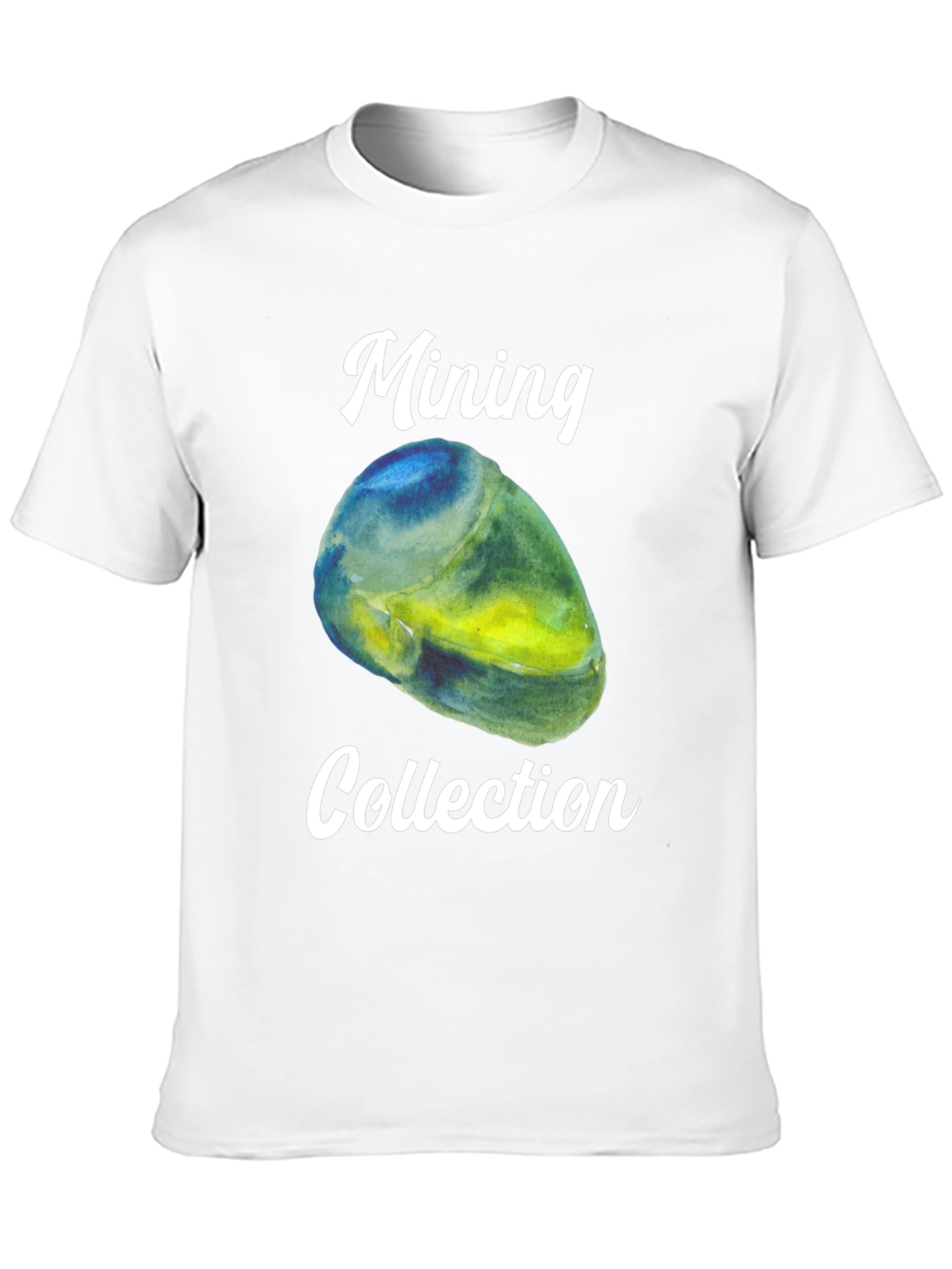 Mining Collection Graphic Tee - Black Cotton T-Shirt