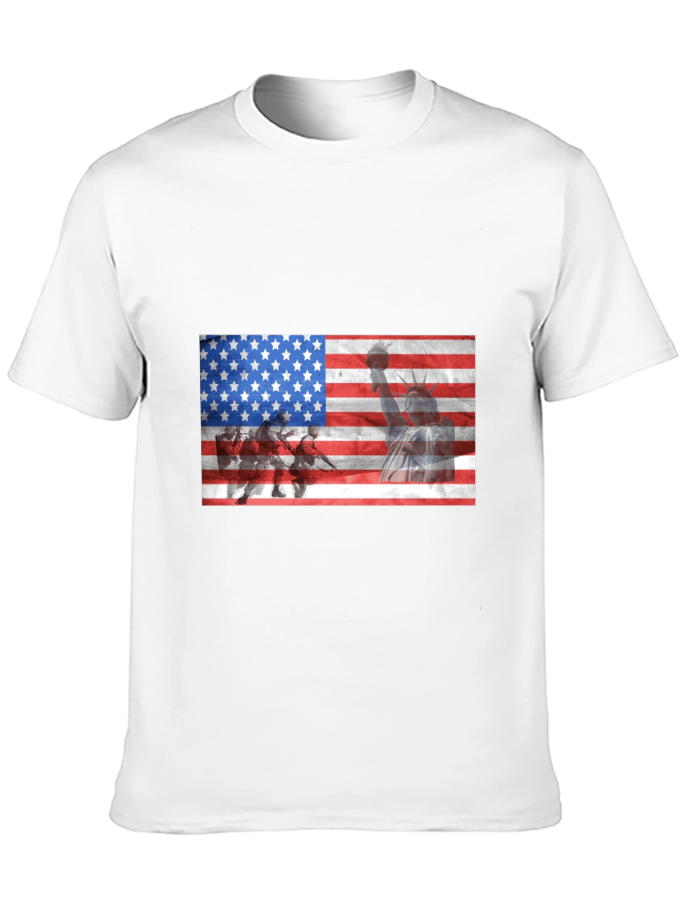 USA Flag Liberty Graphic T-Shirt