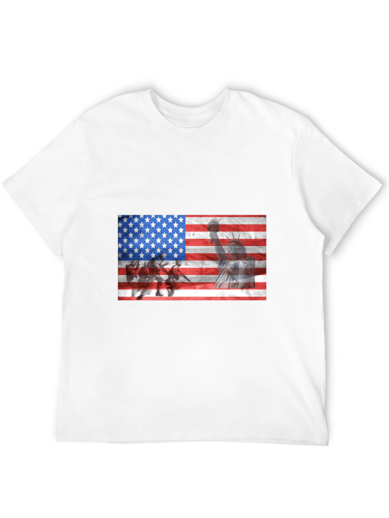 USA Flag Liberty Graphic T-Shirt