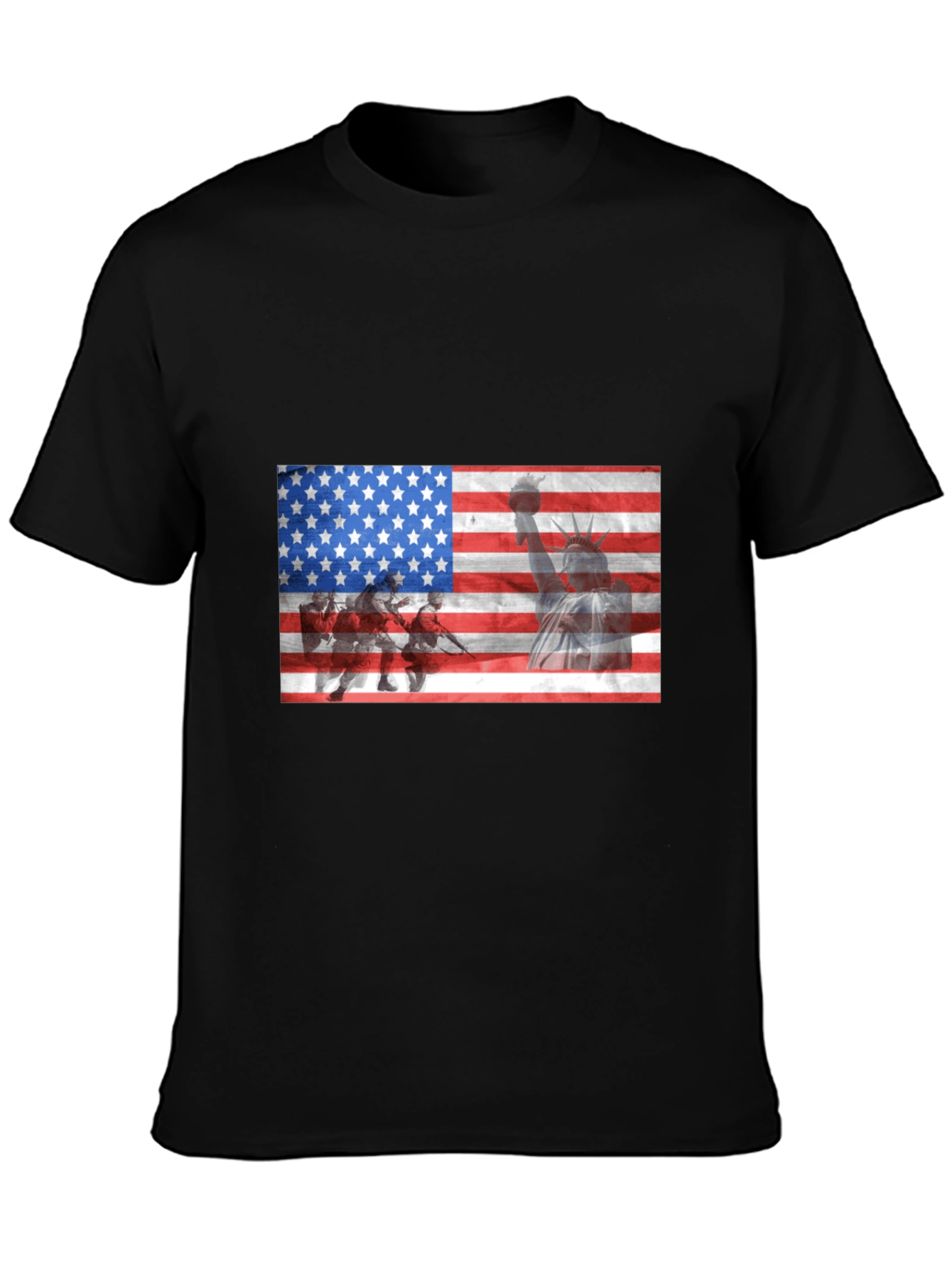 USA Flag Liberty Graphic T-Shirt