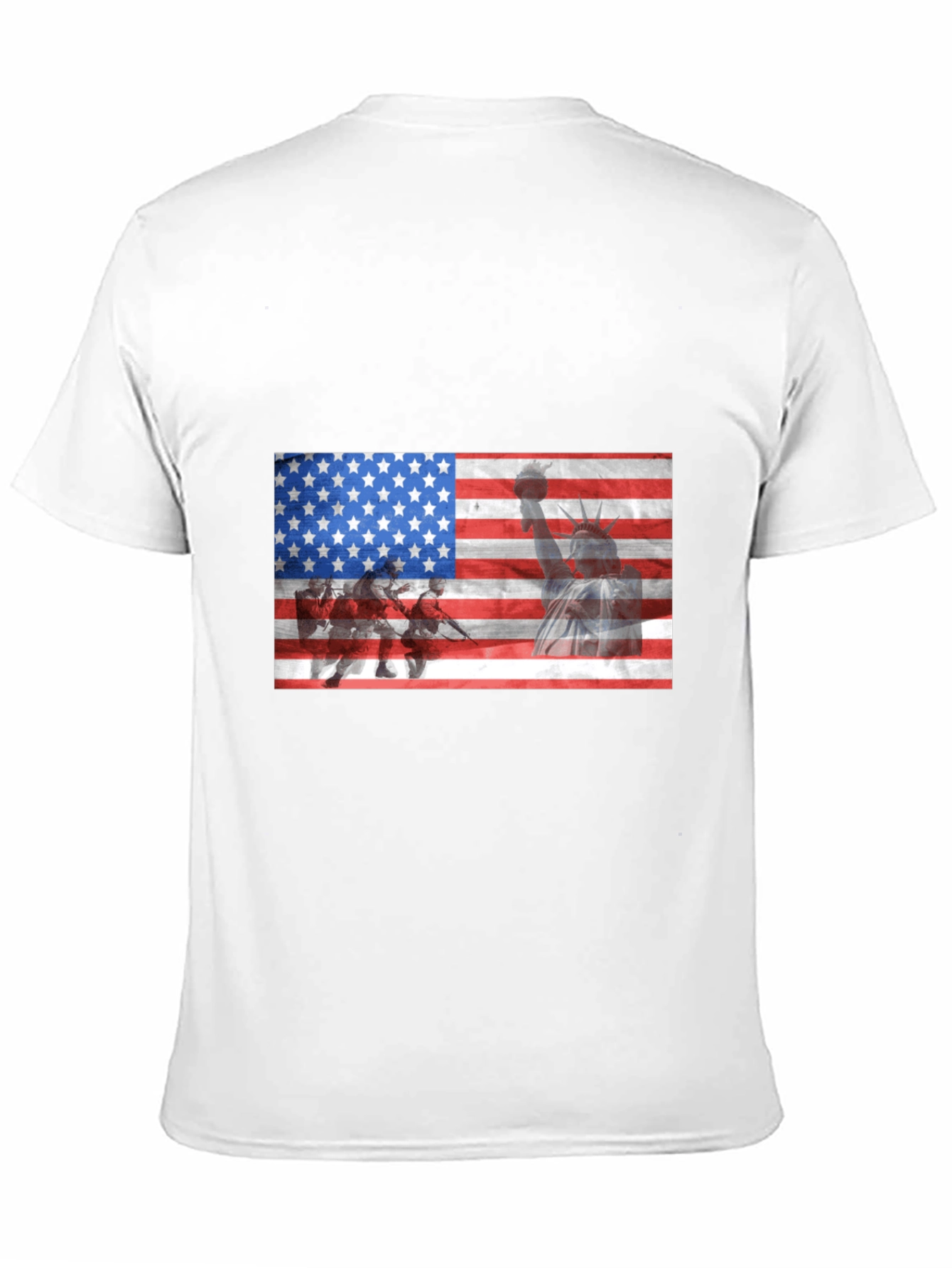 USA Flag Liberty Graphic T-Shirt