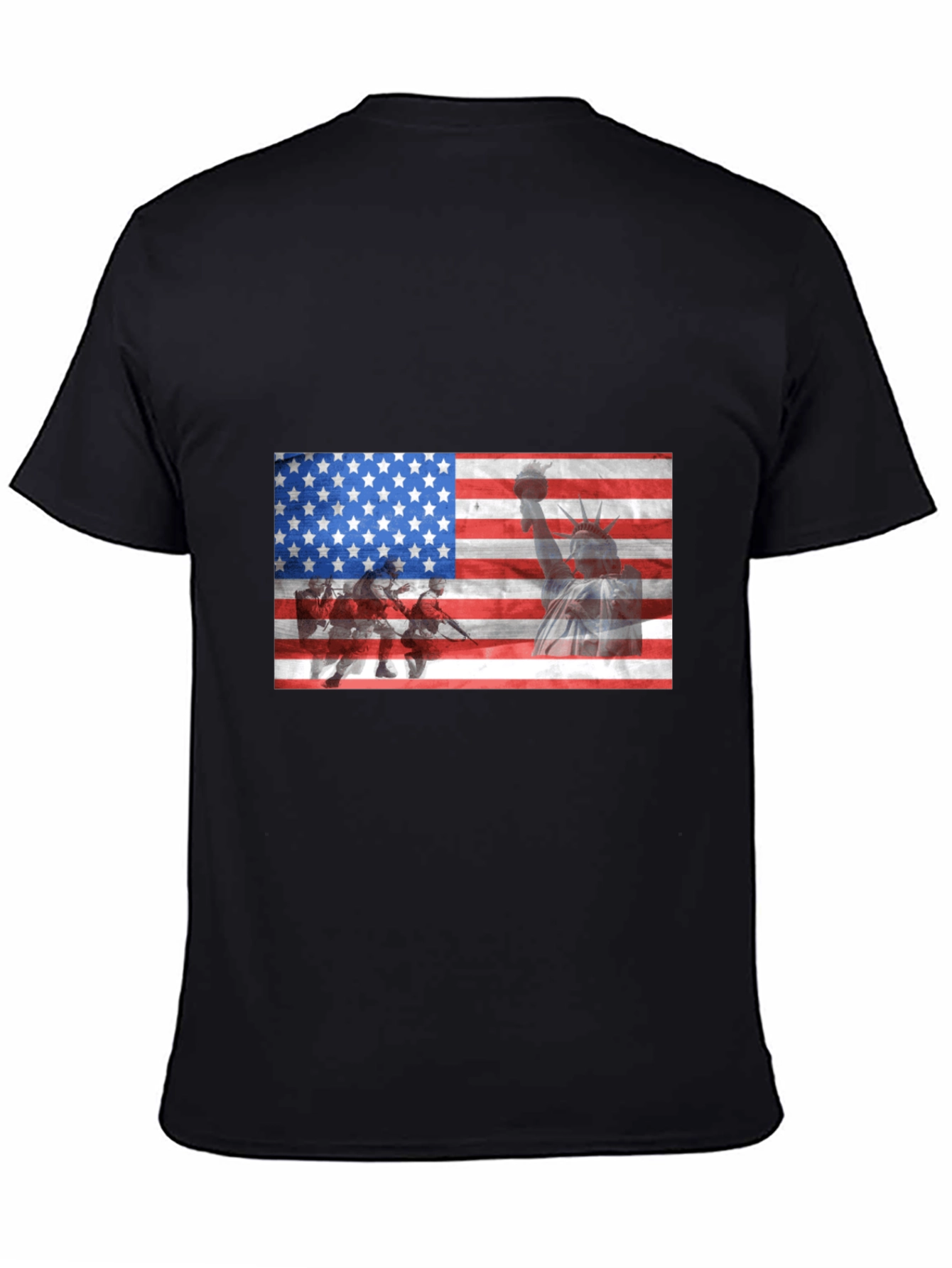 USA Flag Liberty Graphic T-Shirt
