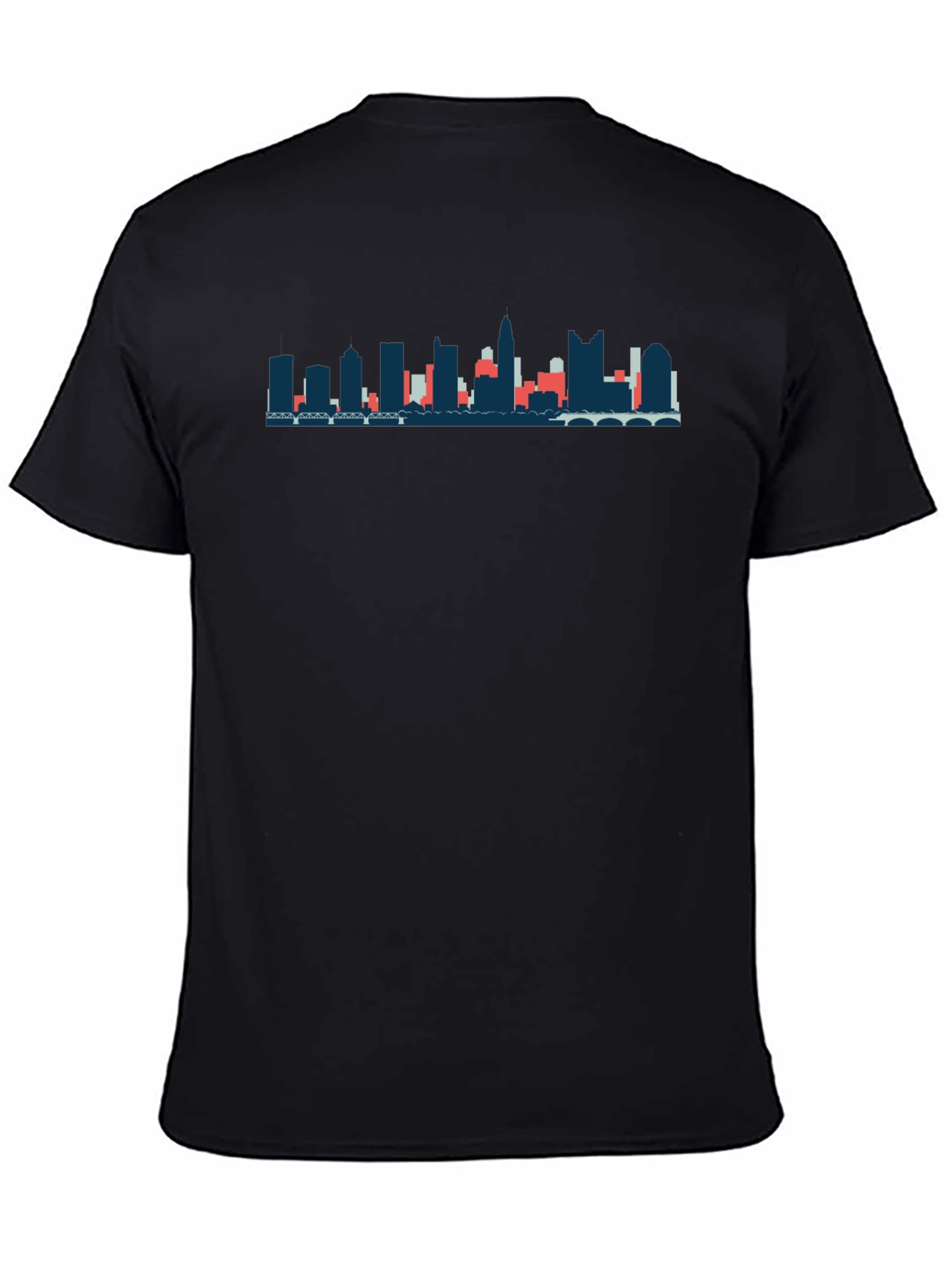 Cityscape Graphic Tee - Classic Black