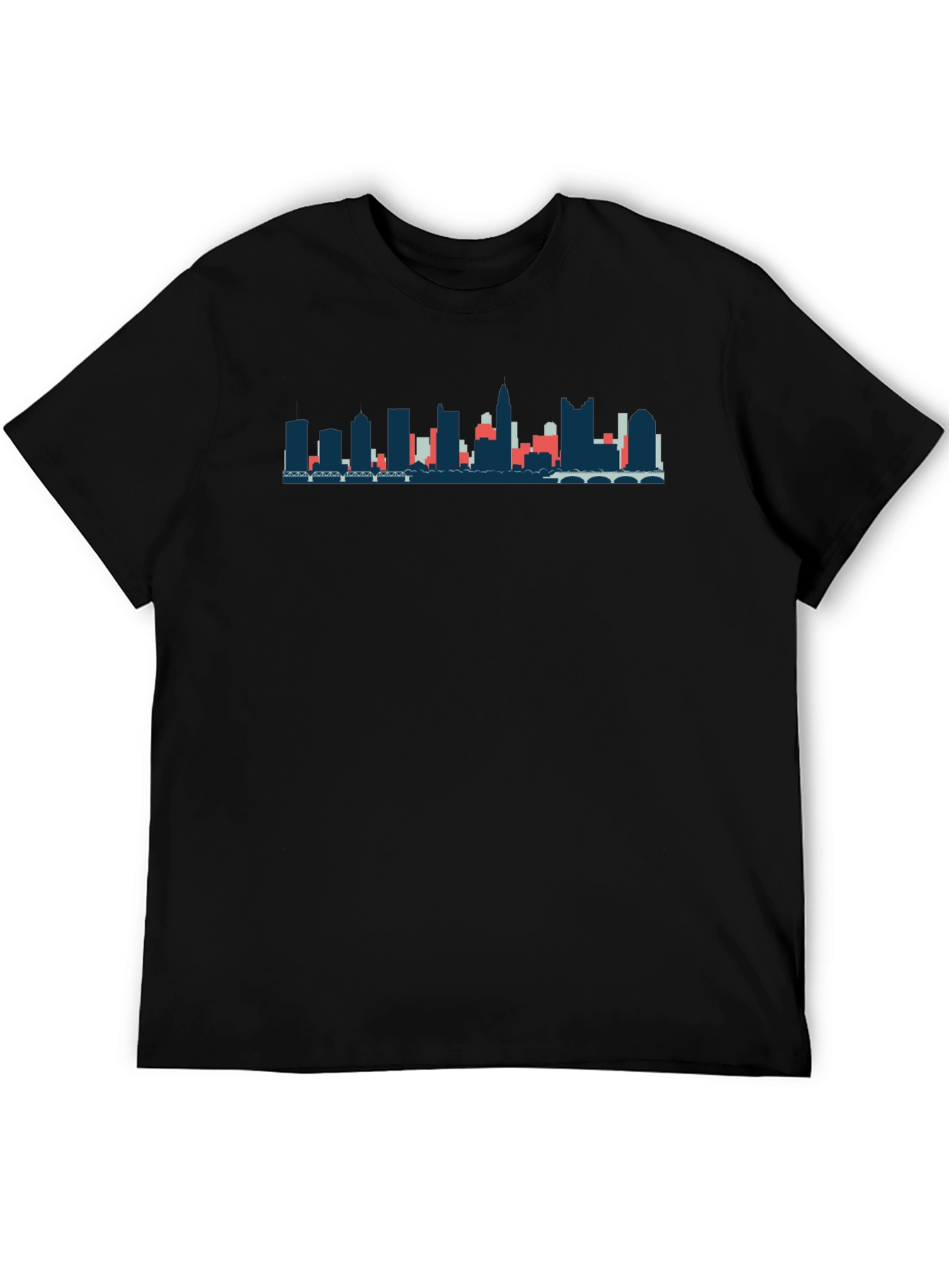 Cityscape Graphic Tee - Classic Black