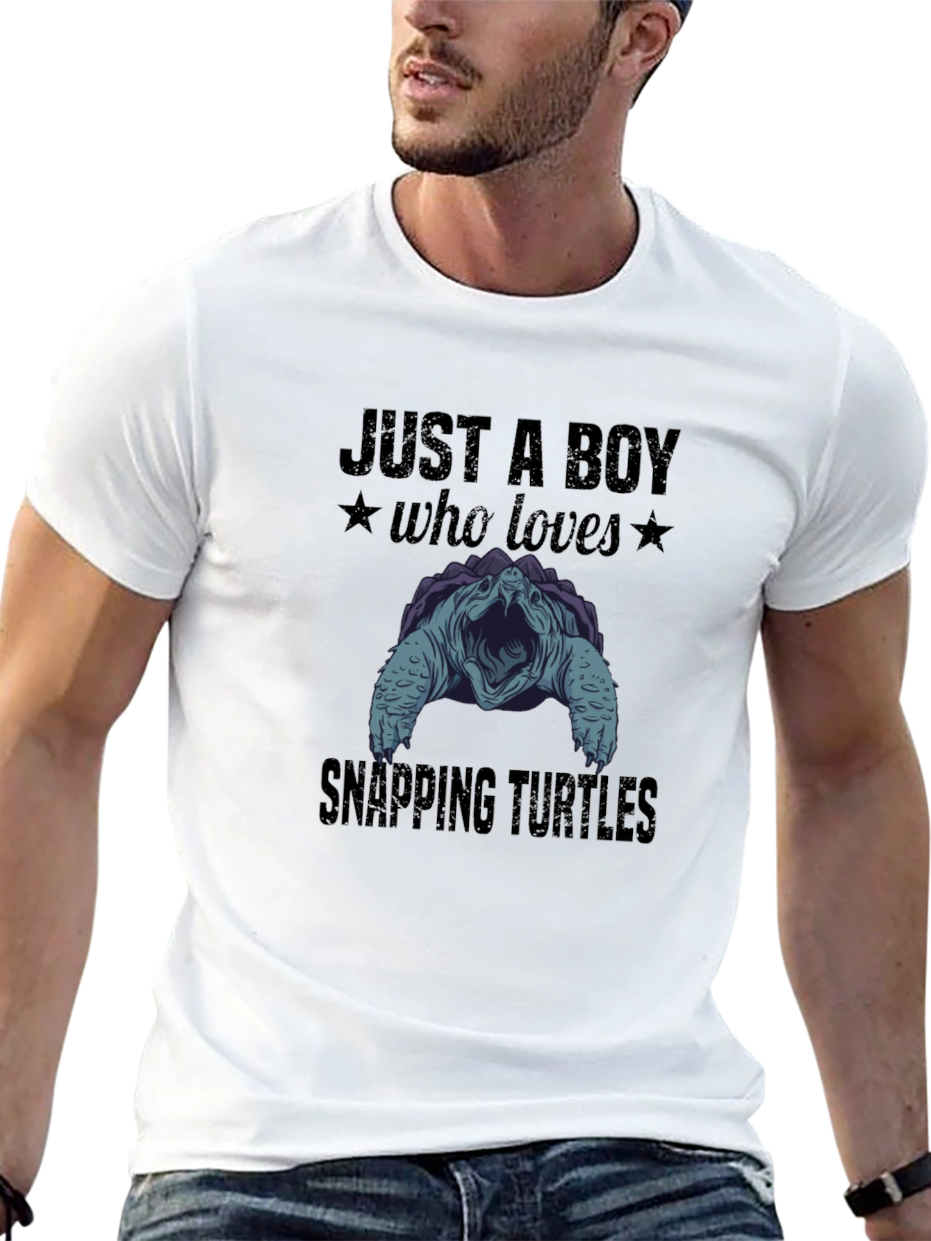 Snapping Turtle Lover Graphic T-Shirt