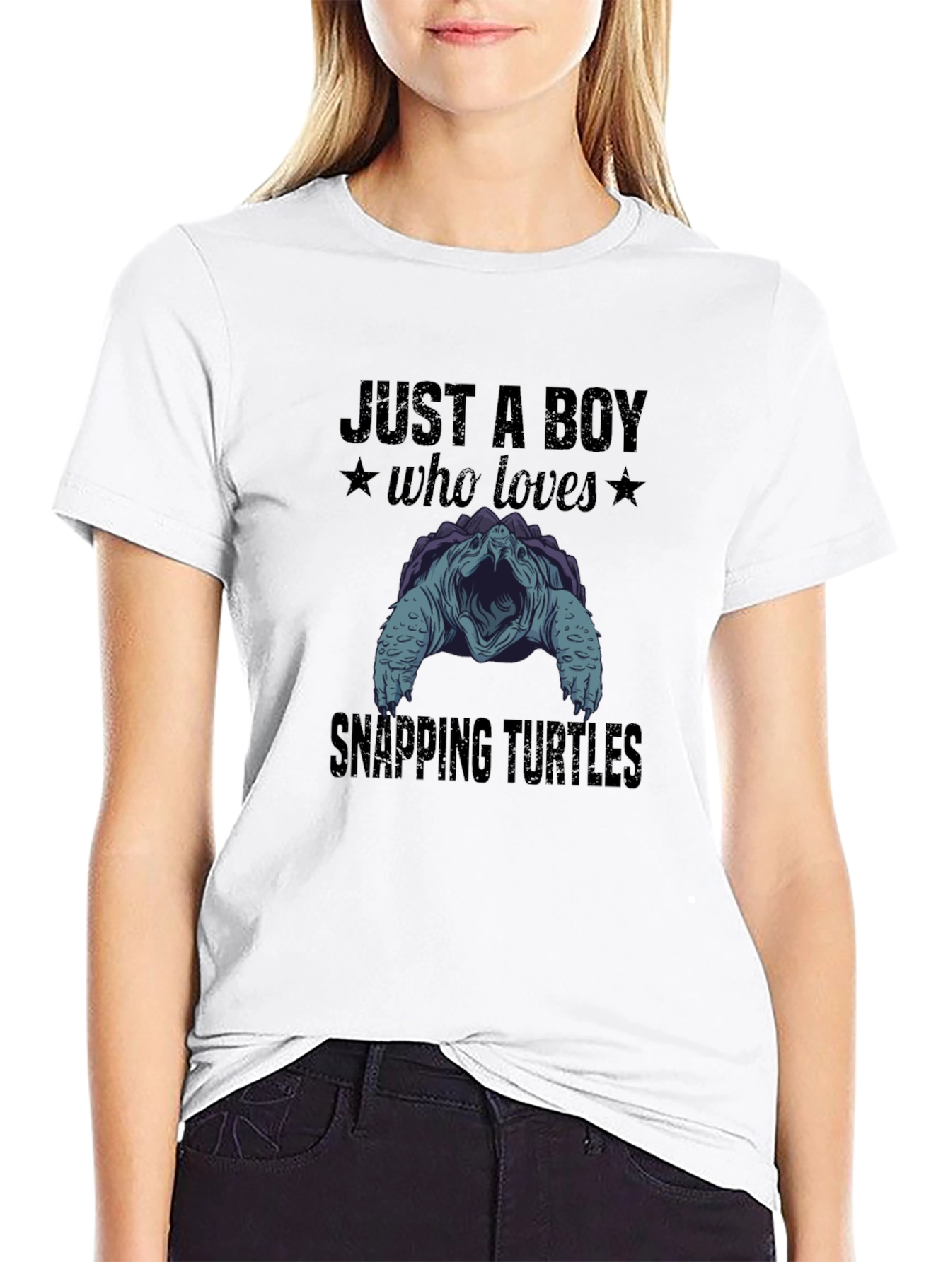 Snapping Turtle Lover Graphic T-Shirt
