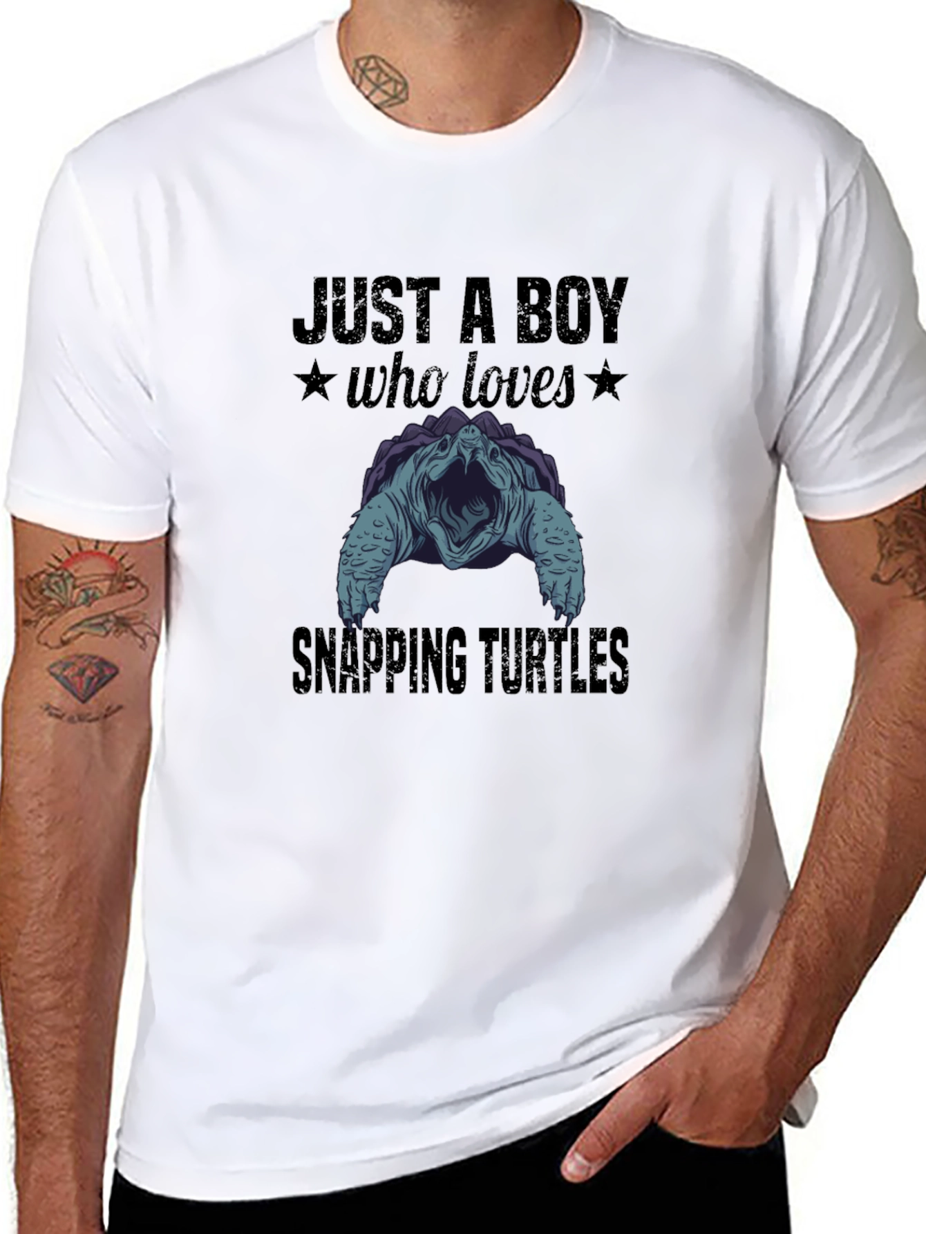 Snapping Turtle Lover Graphic T-Shirt