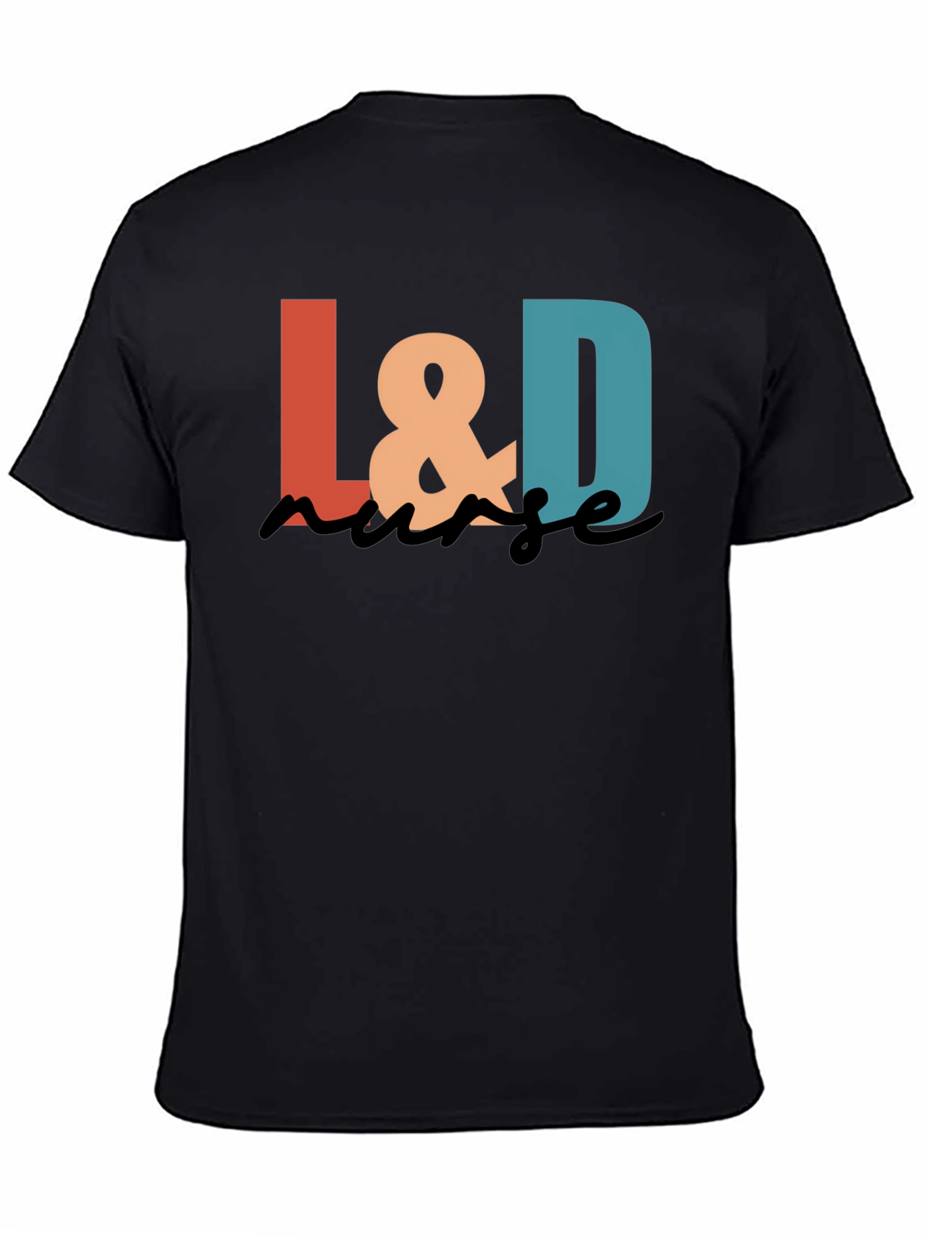 L&D Nurse Graphic Tee - Black